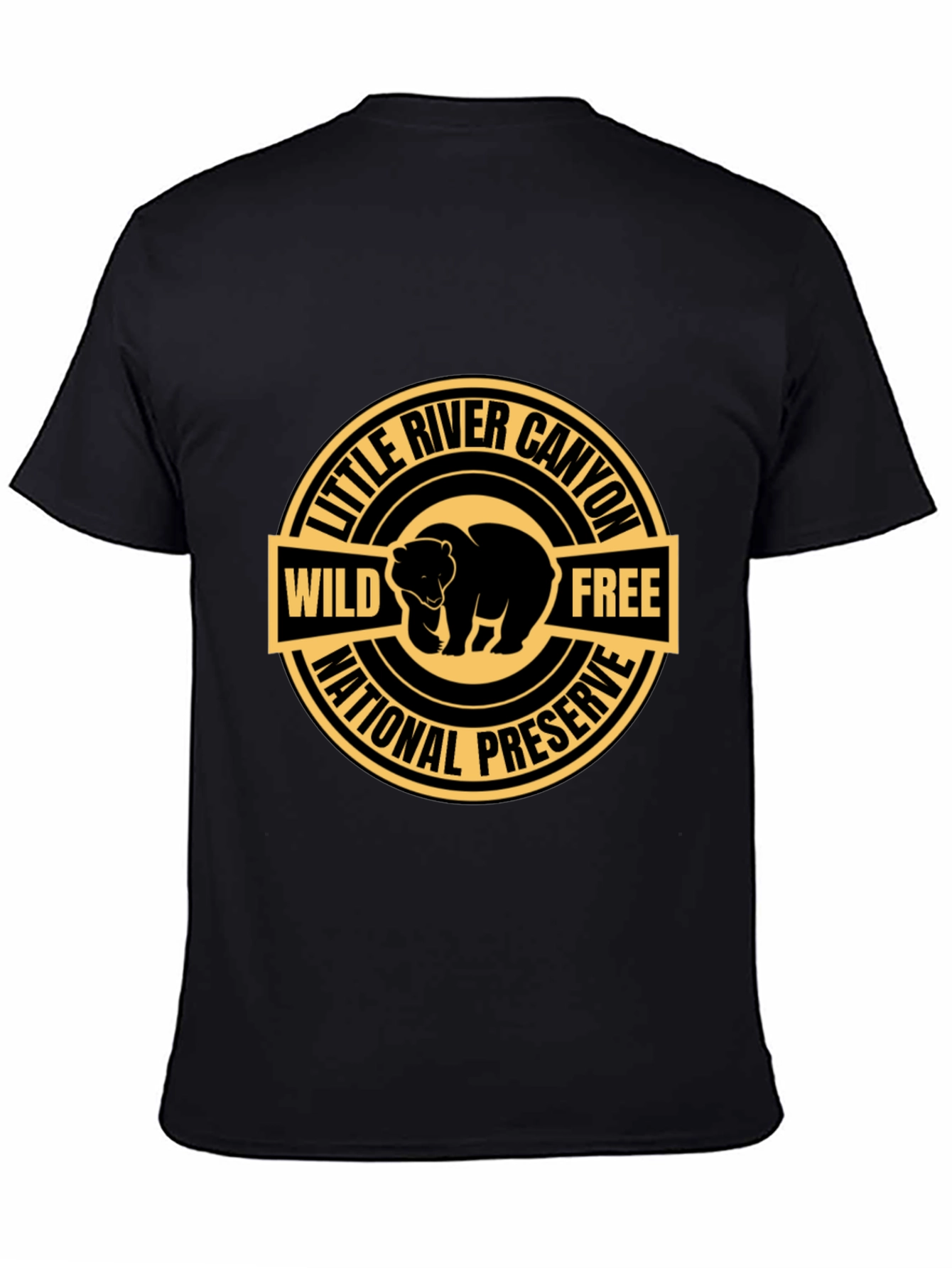 Little River Canyon National Preserve Black T-Shirt
