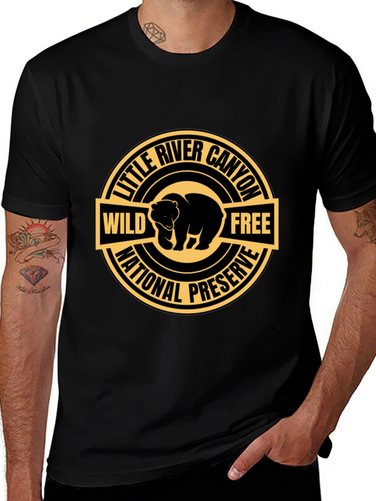 Little River Canyon National Preserve Black T-Shirt