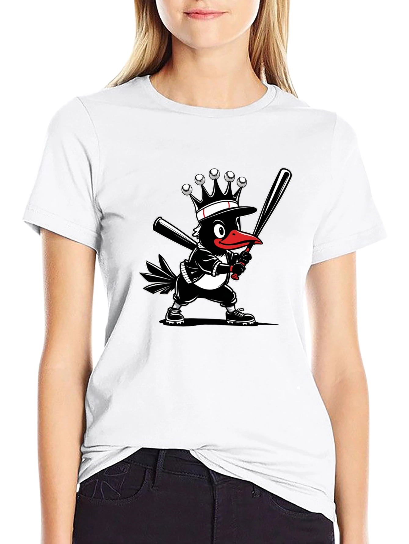 Baseball Crow T-Shirt