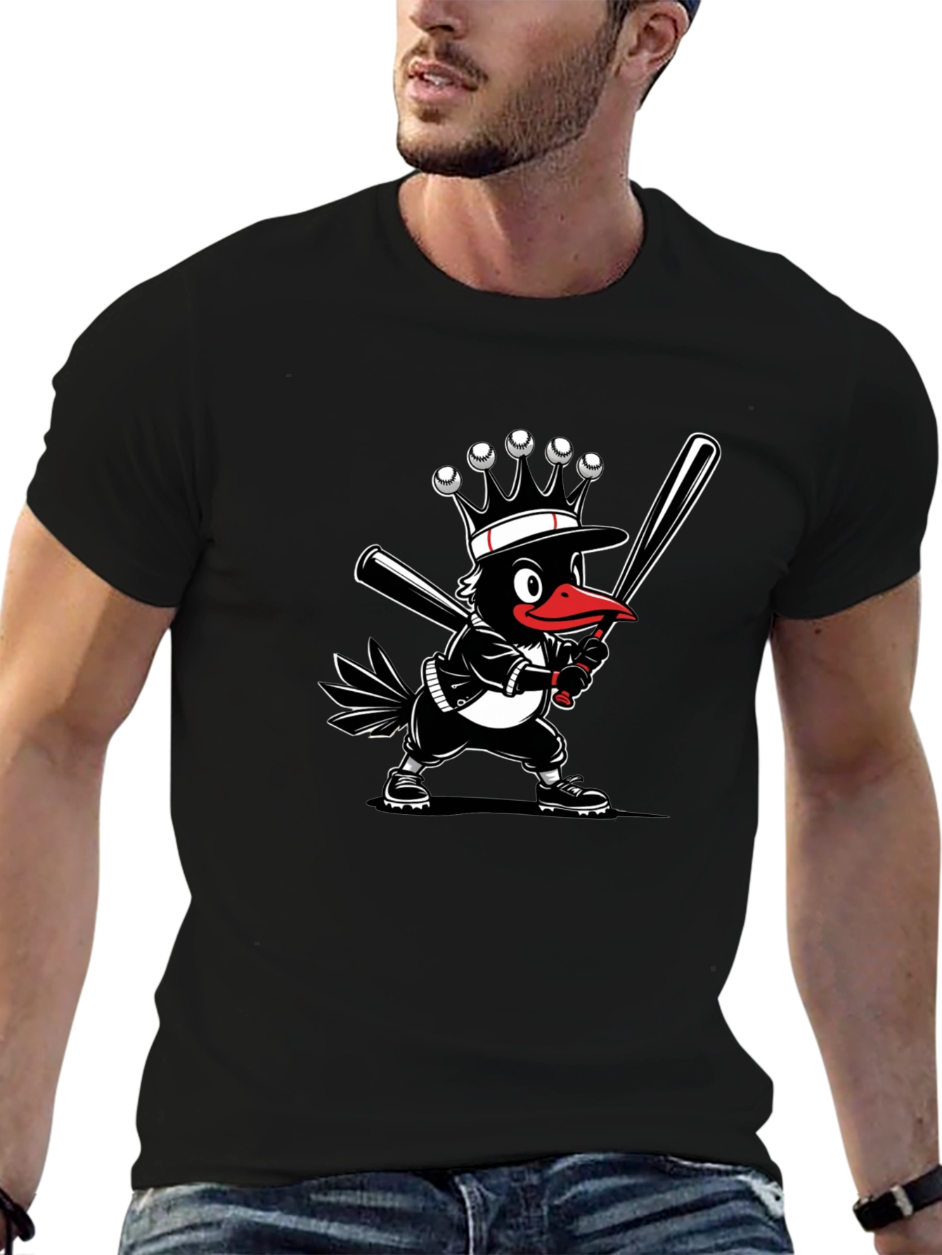 Baseball Crow T-Shirt
