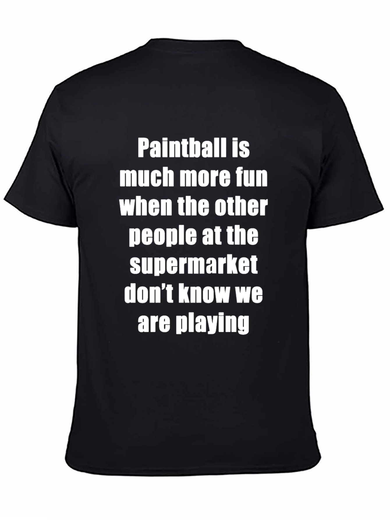 Paintball Supermarket T-Shirt Funny Game Tee