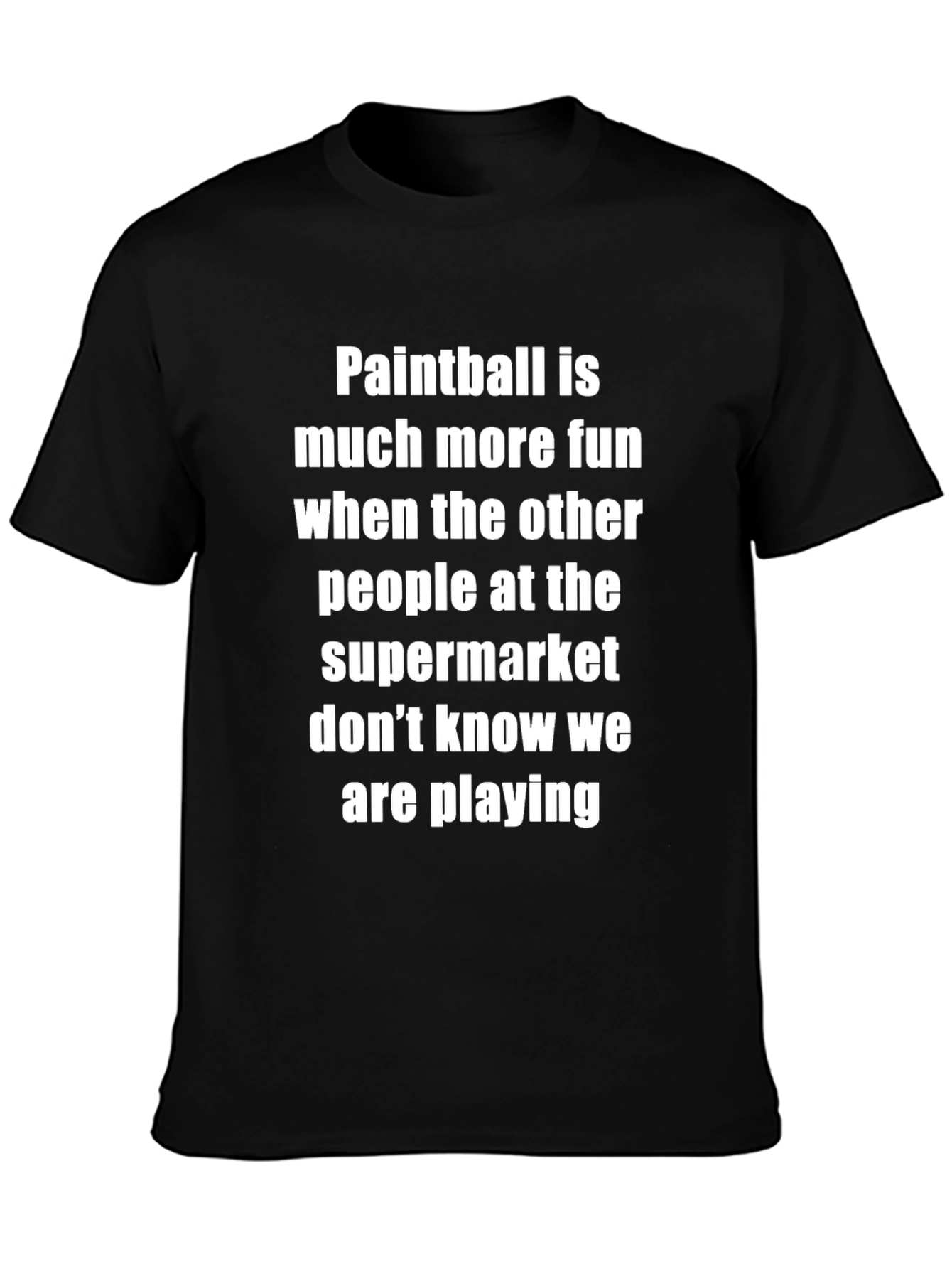 Paintball Supermarket T-Shirt Funny Game Tee