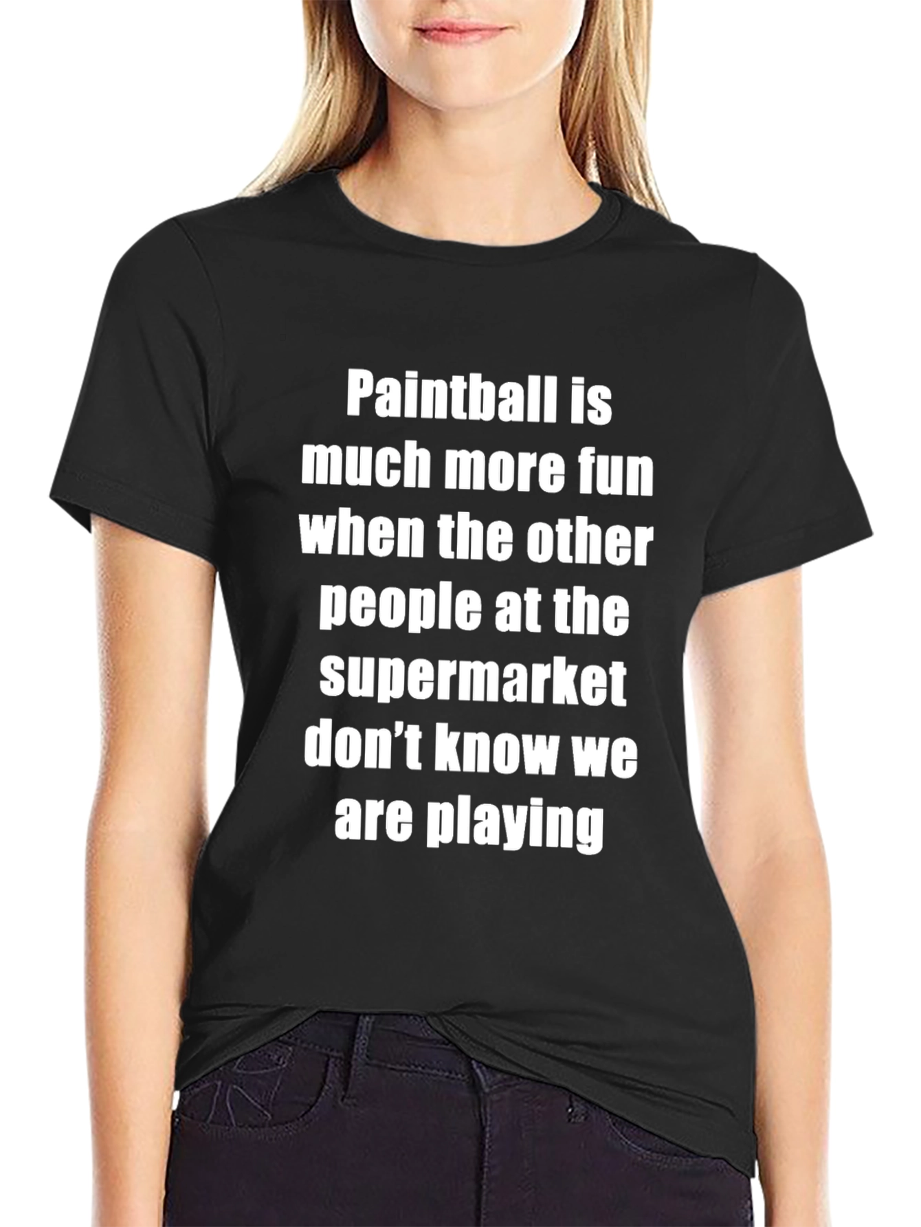 Paintball Supermarket T-Shirt Funny Game Tee