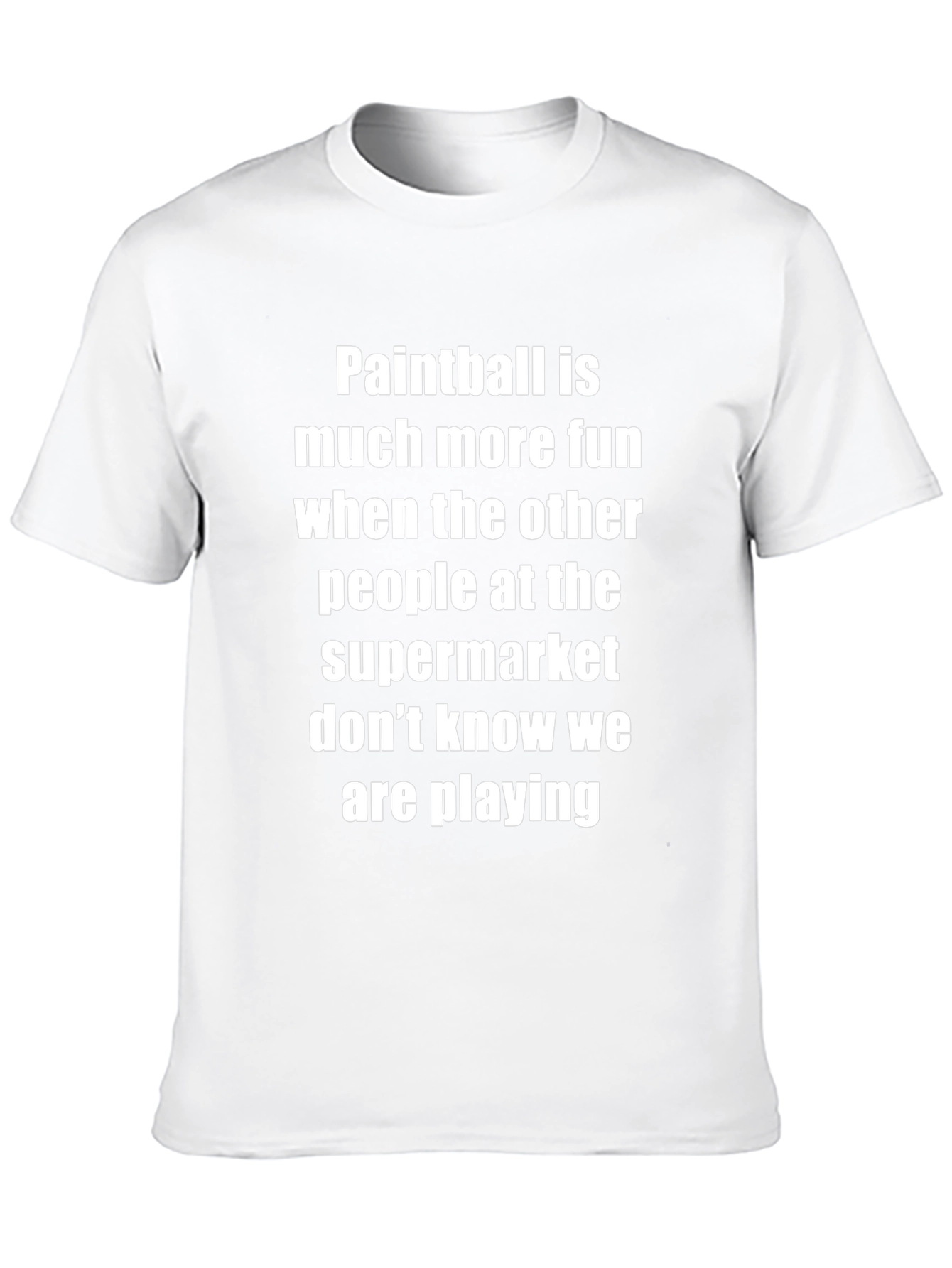 Paintball Supermarket T-Shirt Funny Game Tee