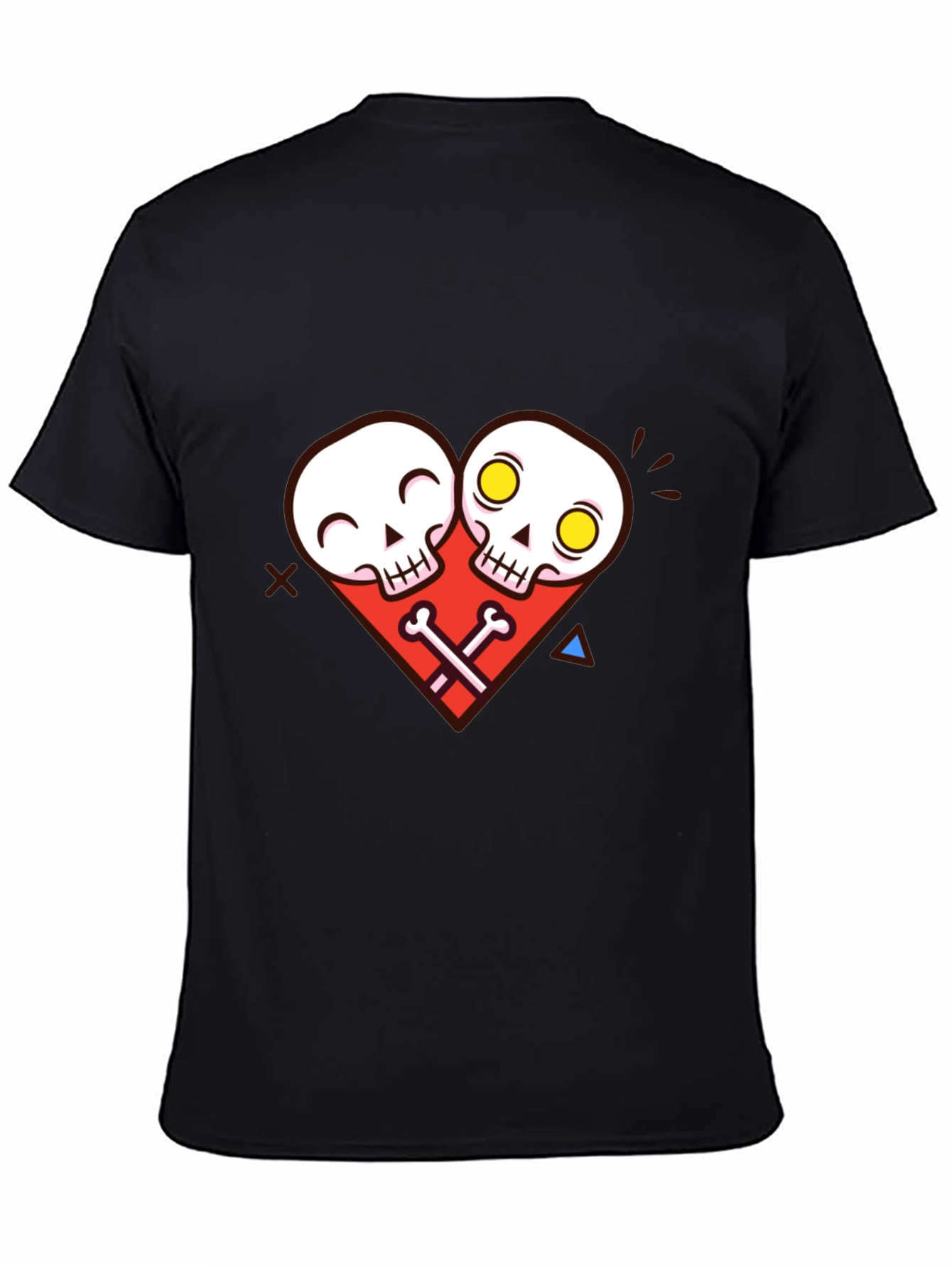 Skull Heart Graphic Tee - Unique Edgy Style