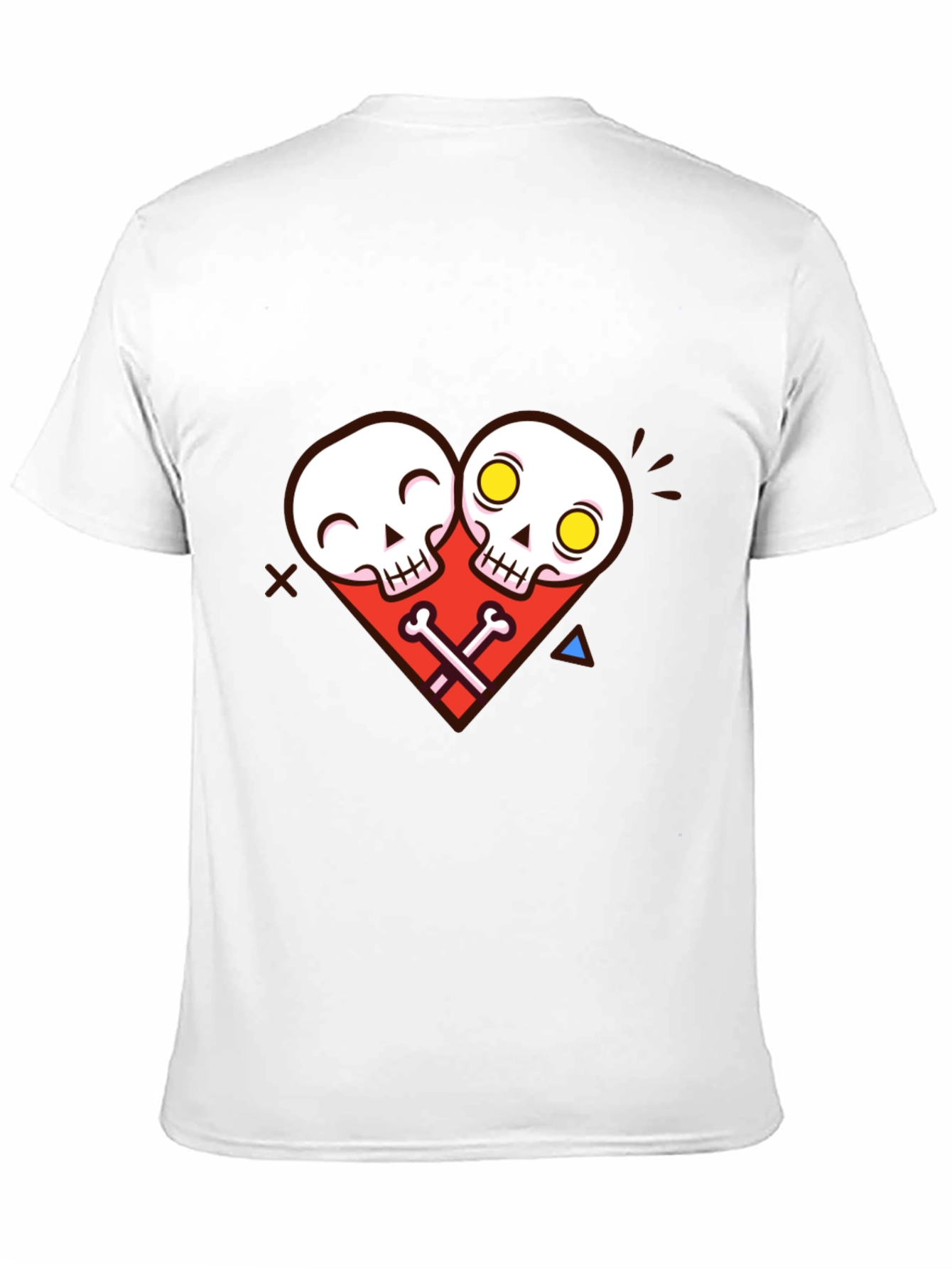 Skull Heart Graphic Tee - Unique Edgy Style