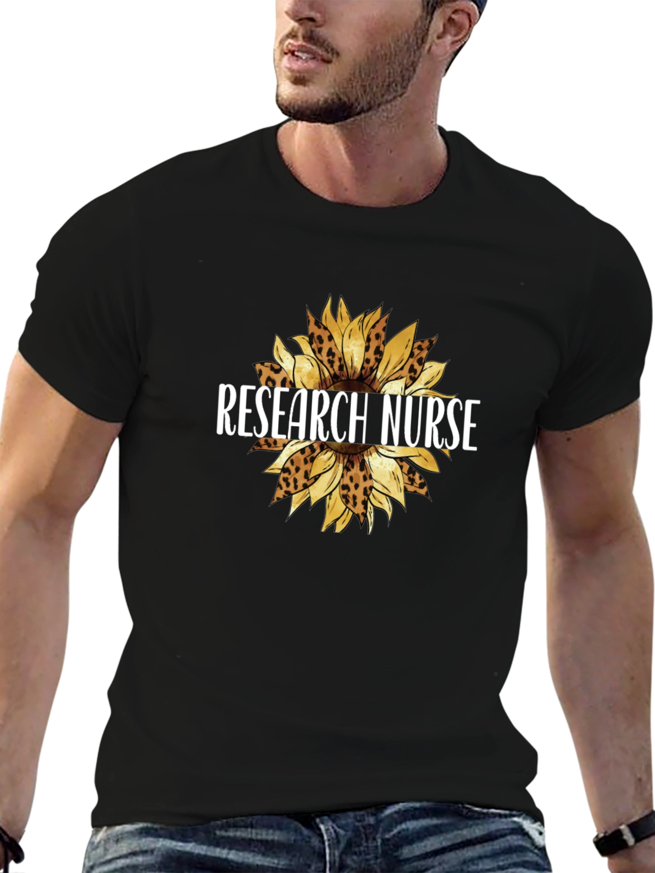 Research Nurse Sunflower Tee - Stylish Comfort