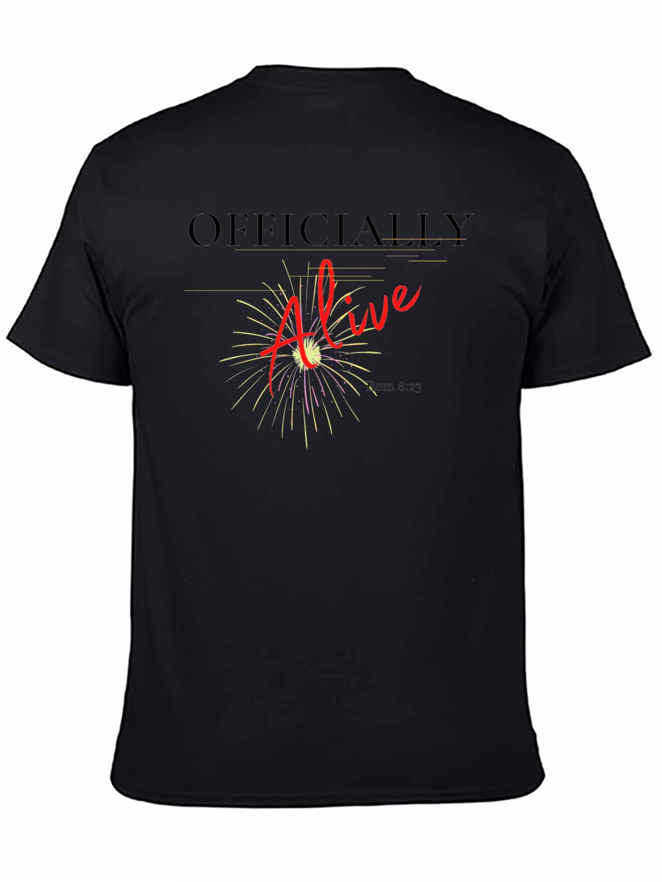 Officially Alive Graphic Tee - Black