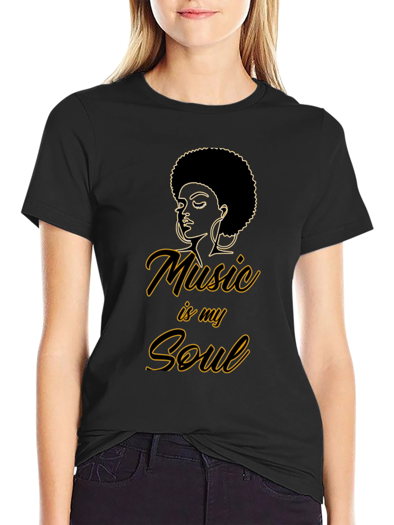 Music Is My Soul Graphic T-Shirt
