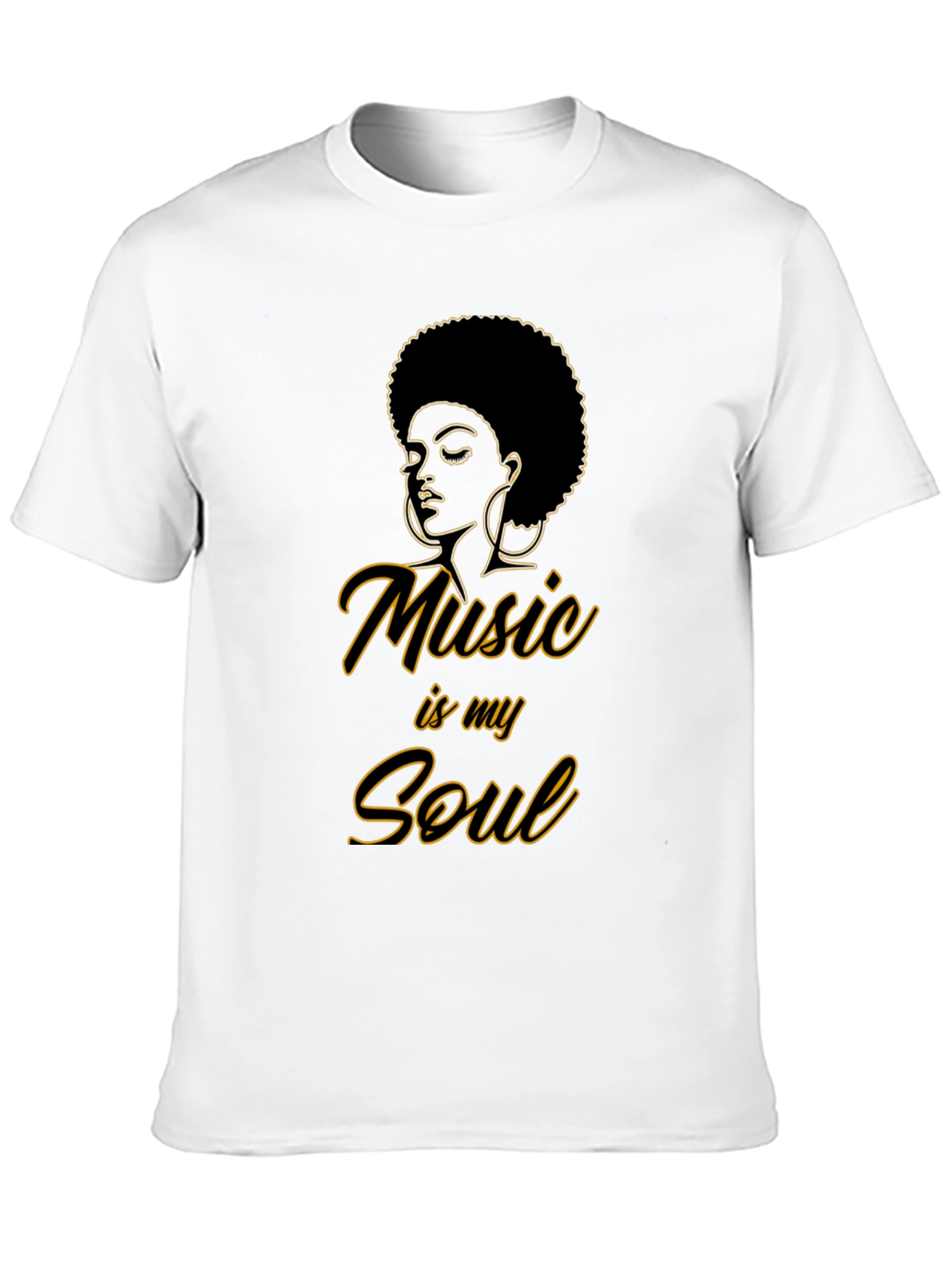 Music Is My Soul Graphic T-Shirt