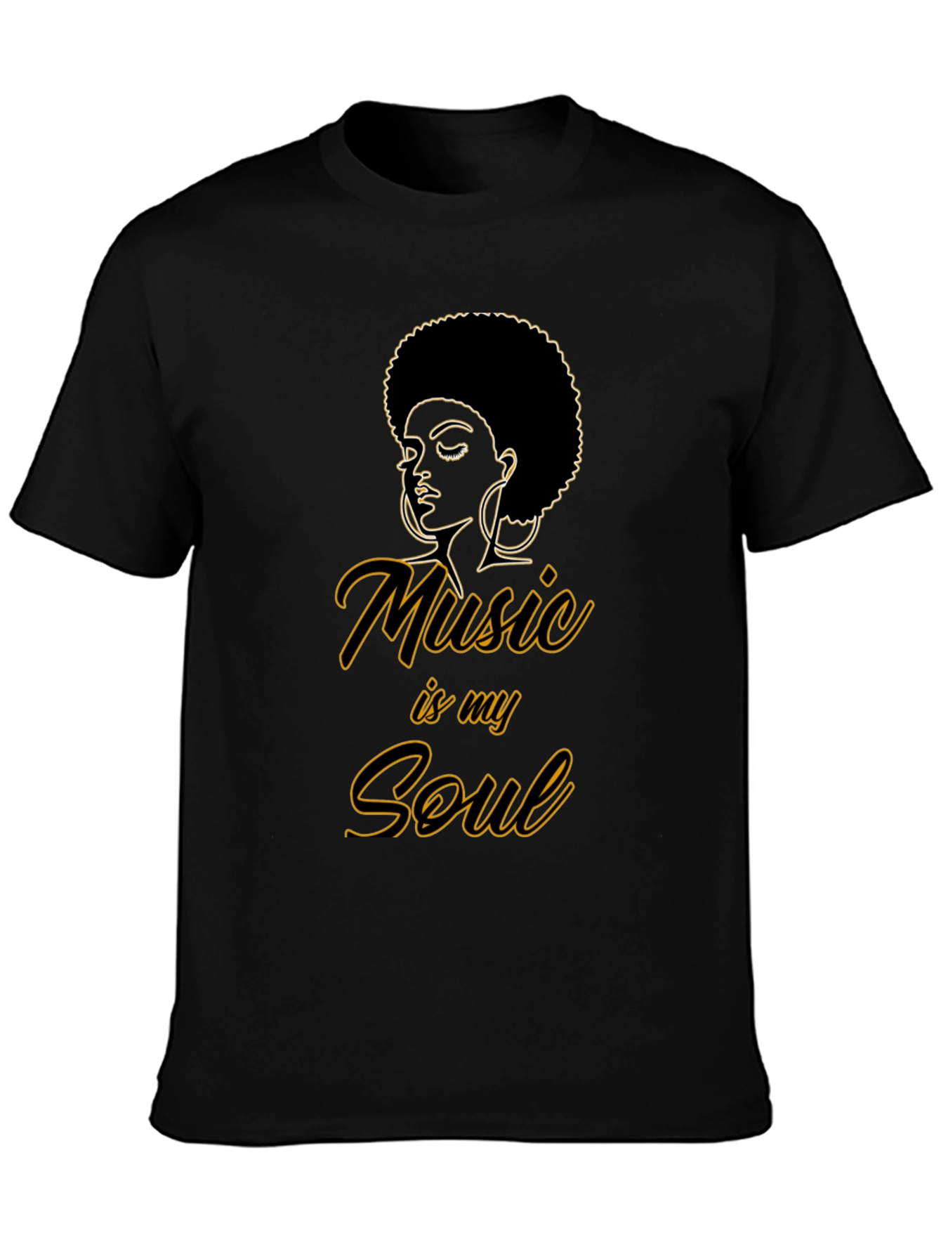 Music Is My Soul Graphic T-Shirt