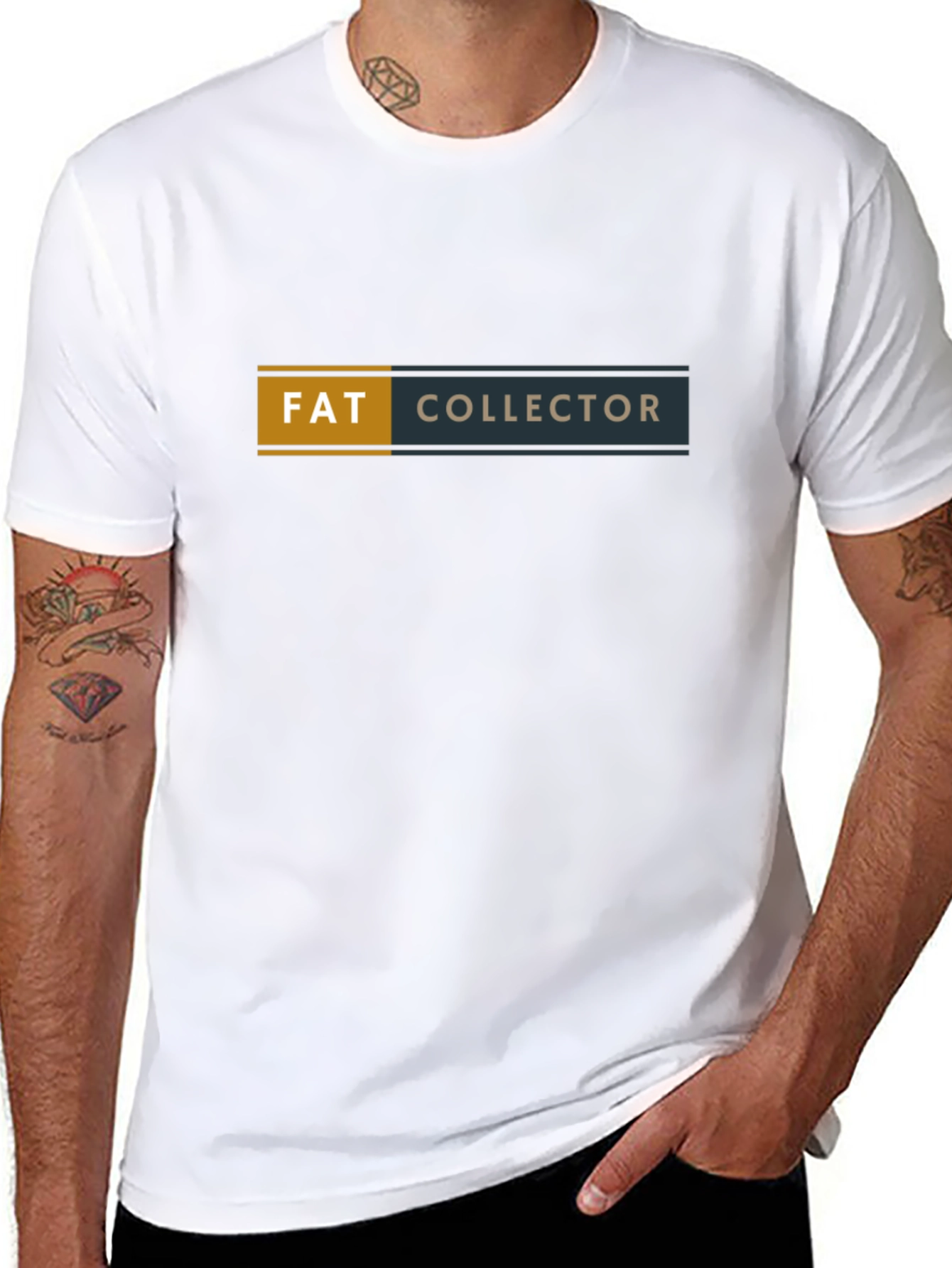 Fat Collector Graphic Tee - Funny Sarcastic T-Shirt