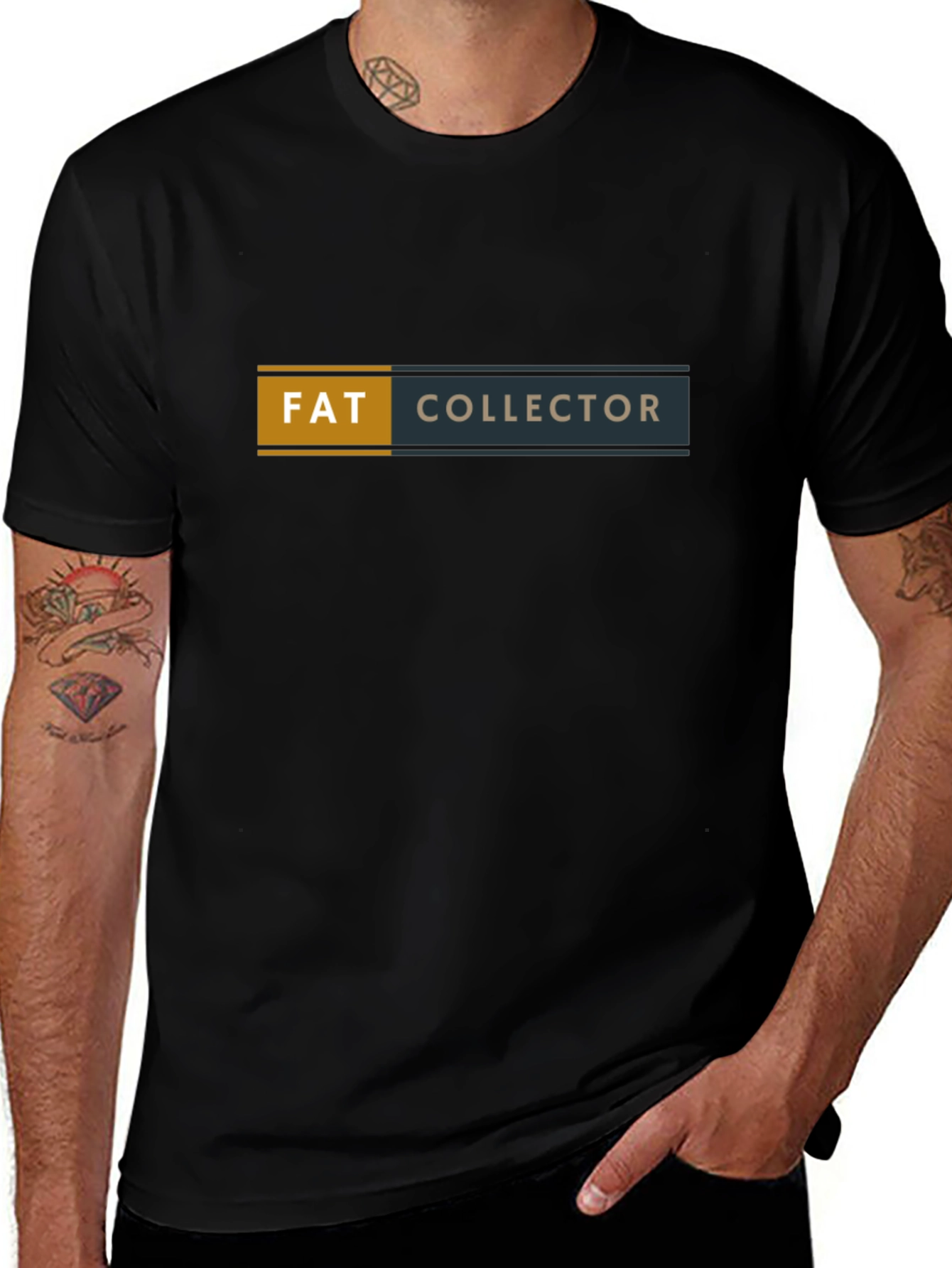Fat Collector Graphic Tee - Funny Sarcastic T-Shirt