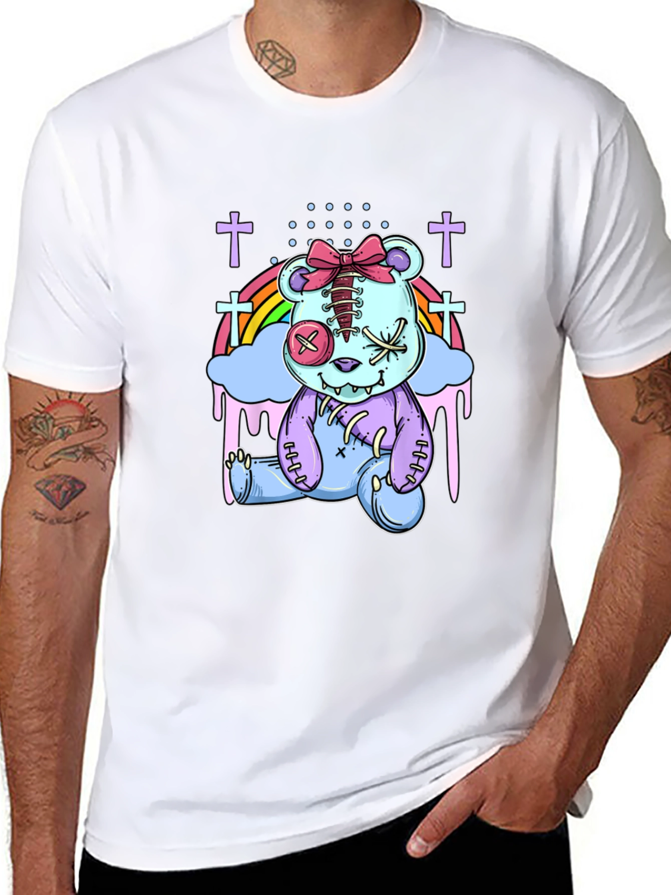 Pastel Goth Teddy Bear T-Shirt