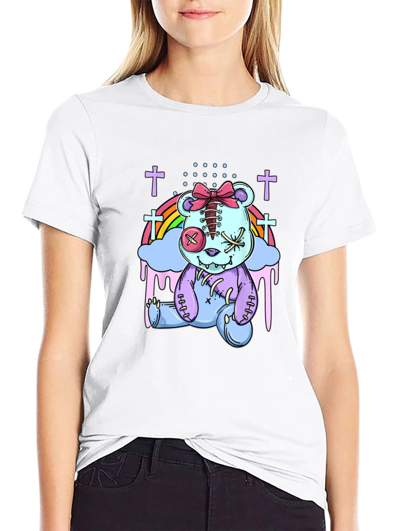 Pastel Goth Teddy Bear T-Shirt