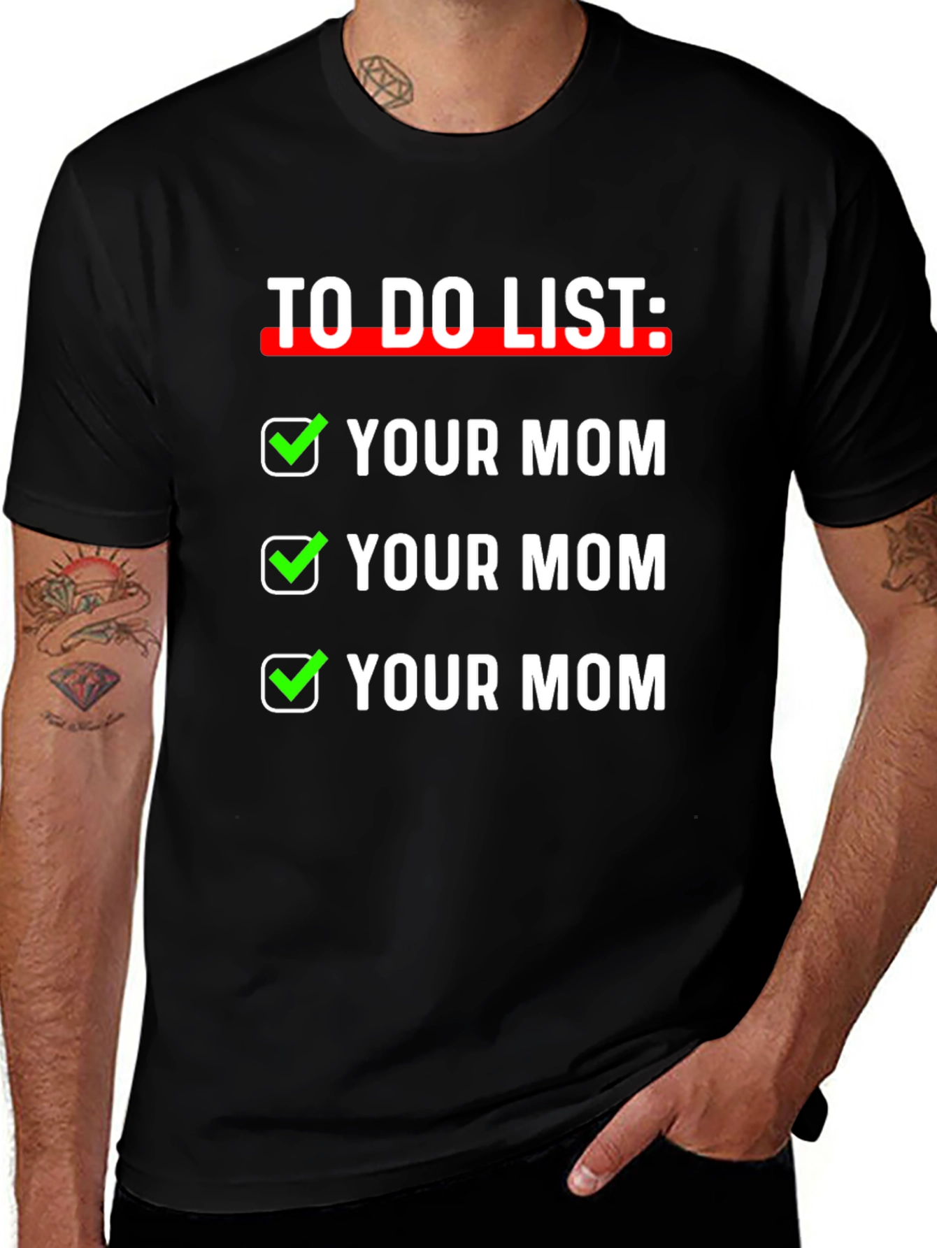 To Do List Funny Graphic T-Shirt