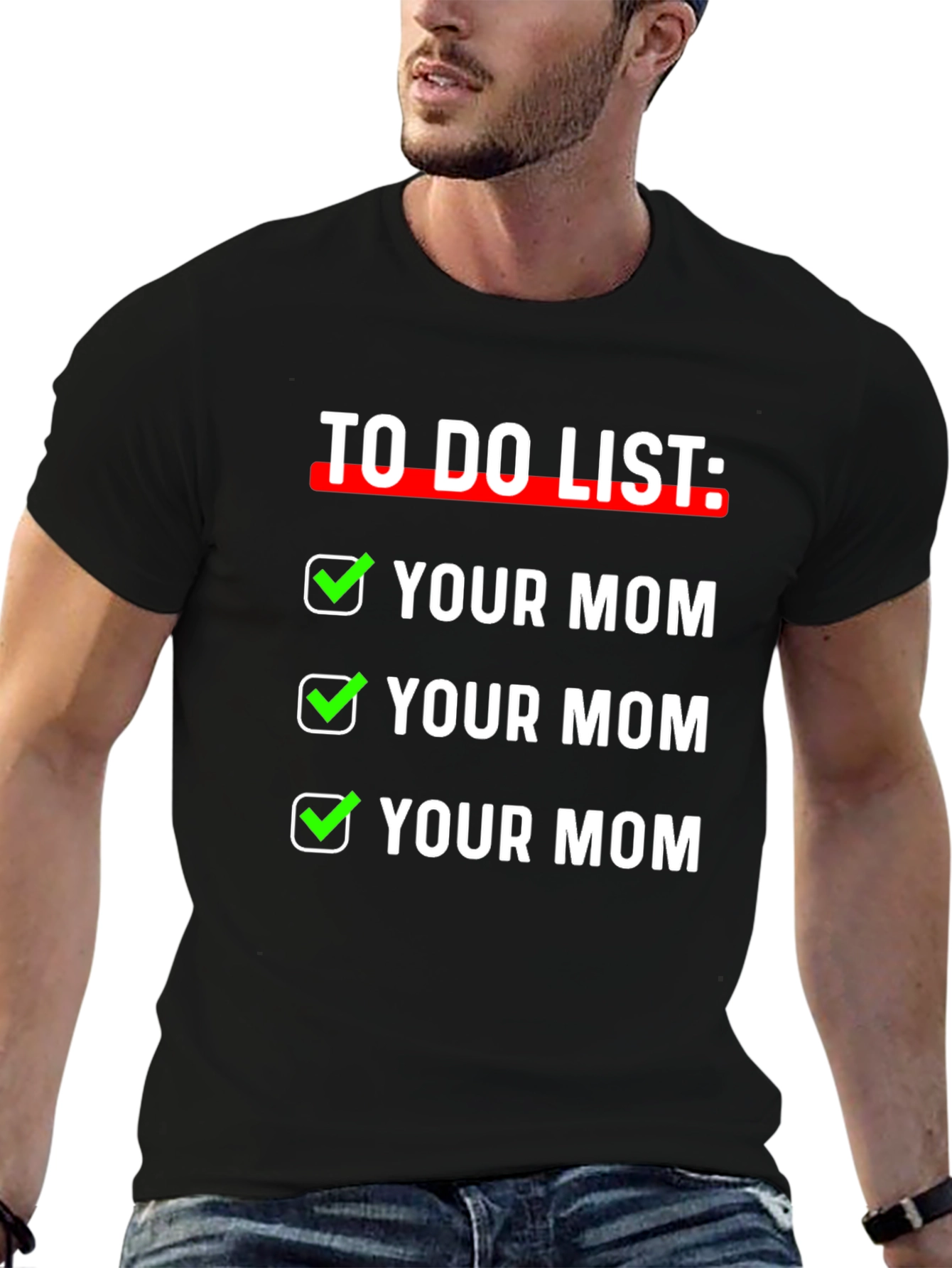 To Do List Funny Graphic T-Shirt