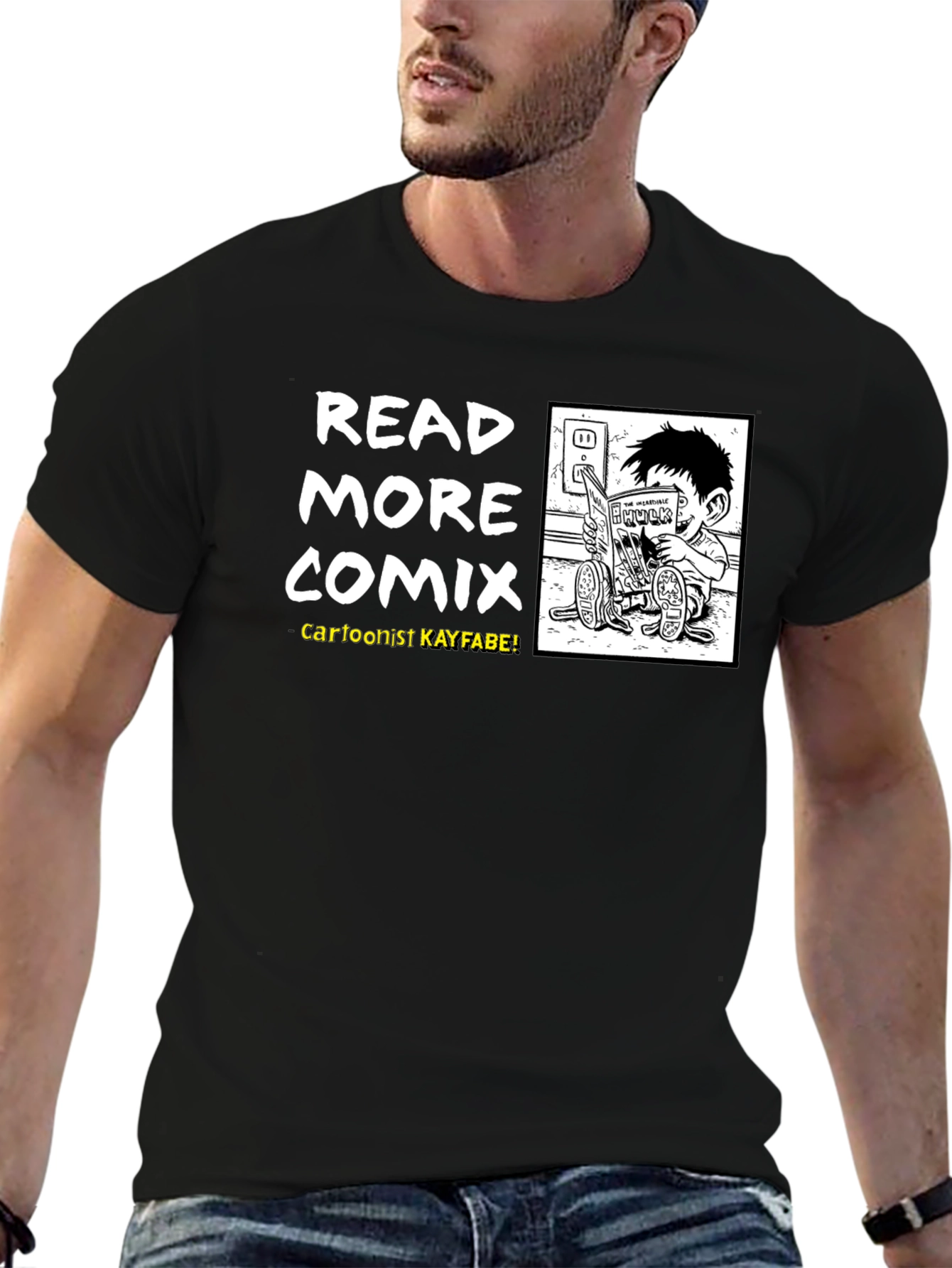 Read More Comix T-Shirt - Cartoonist Kayfabe