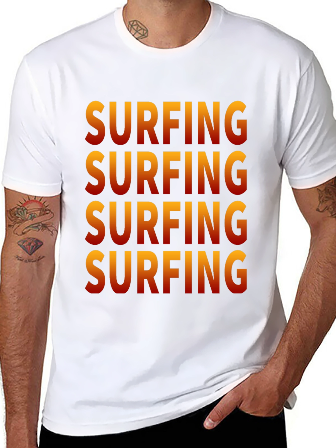 Surfing T-Shirt - Bold Graphic Tee