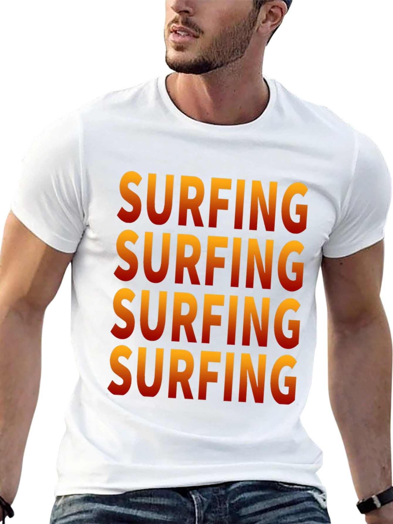 Surfing T-Shirt - Bold Graphic Tee