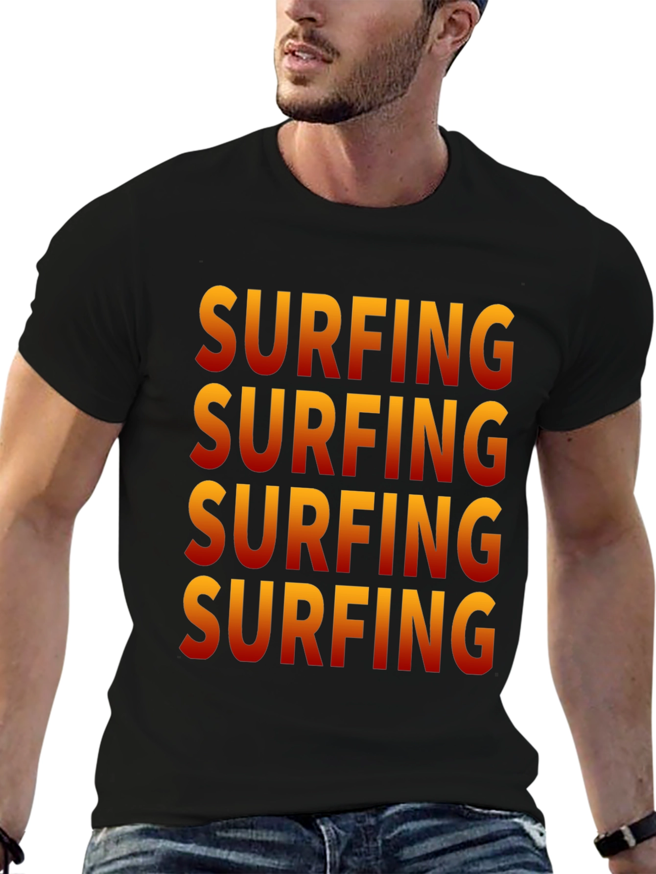 Surfing T-Shirt - Bold Graphic Tee