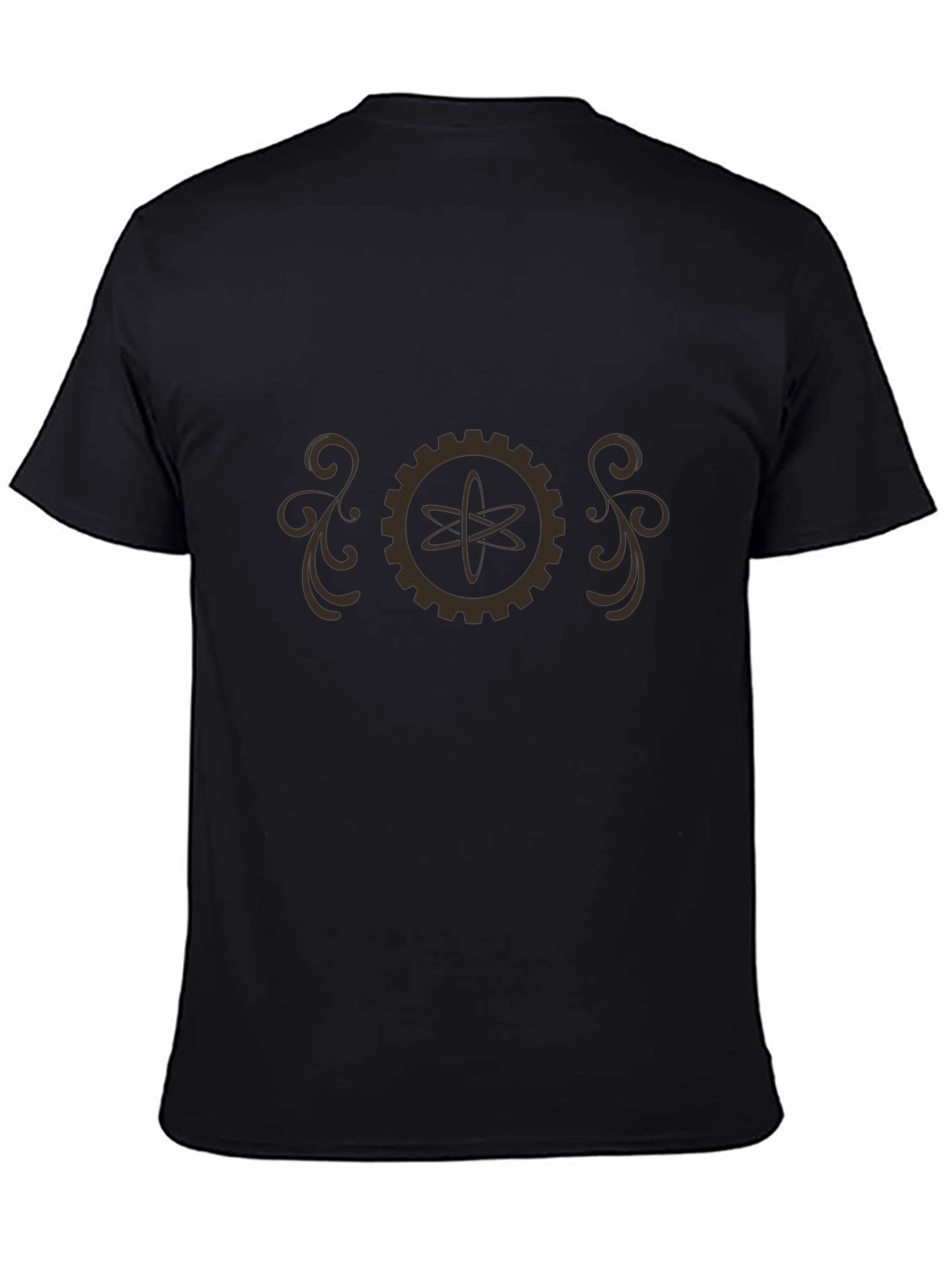 Steampunk Atom Gear T-Shirt - Retro Science Style