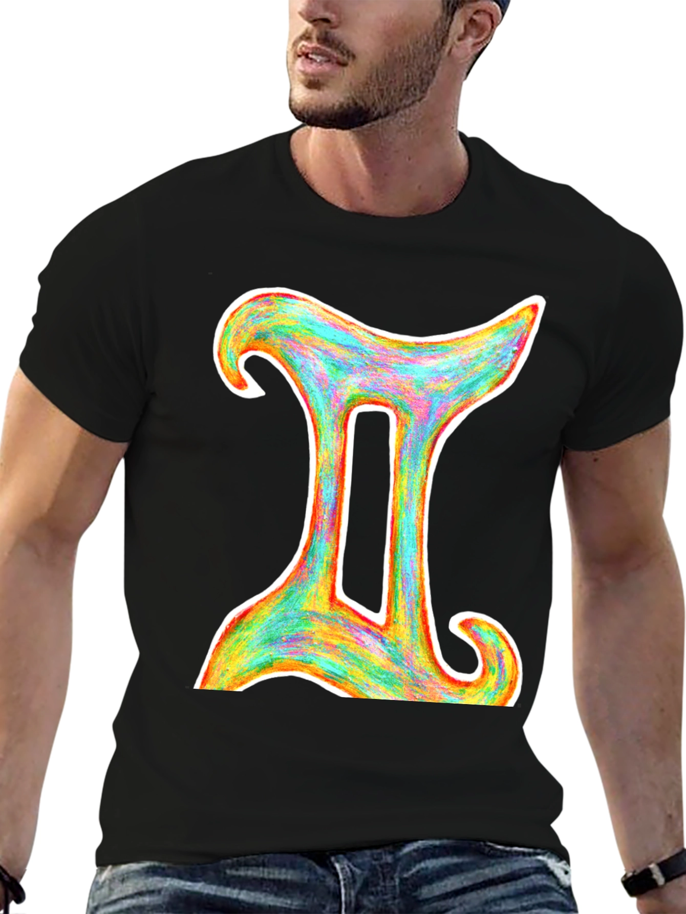 Gemini Zodiac Sign Graphic T-Shirt