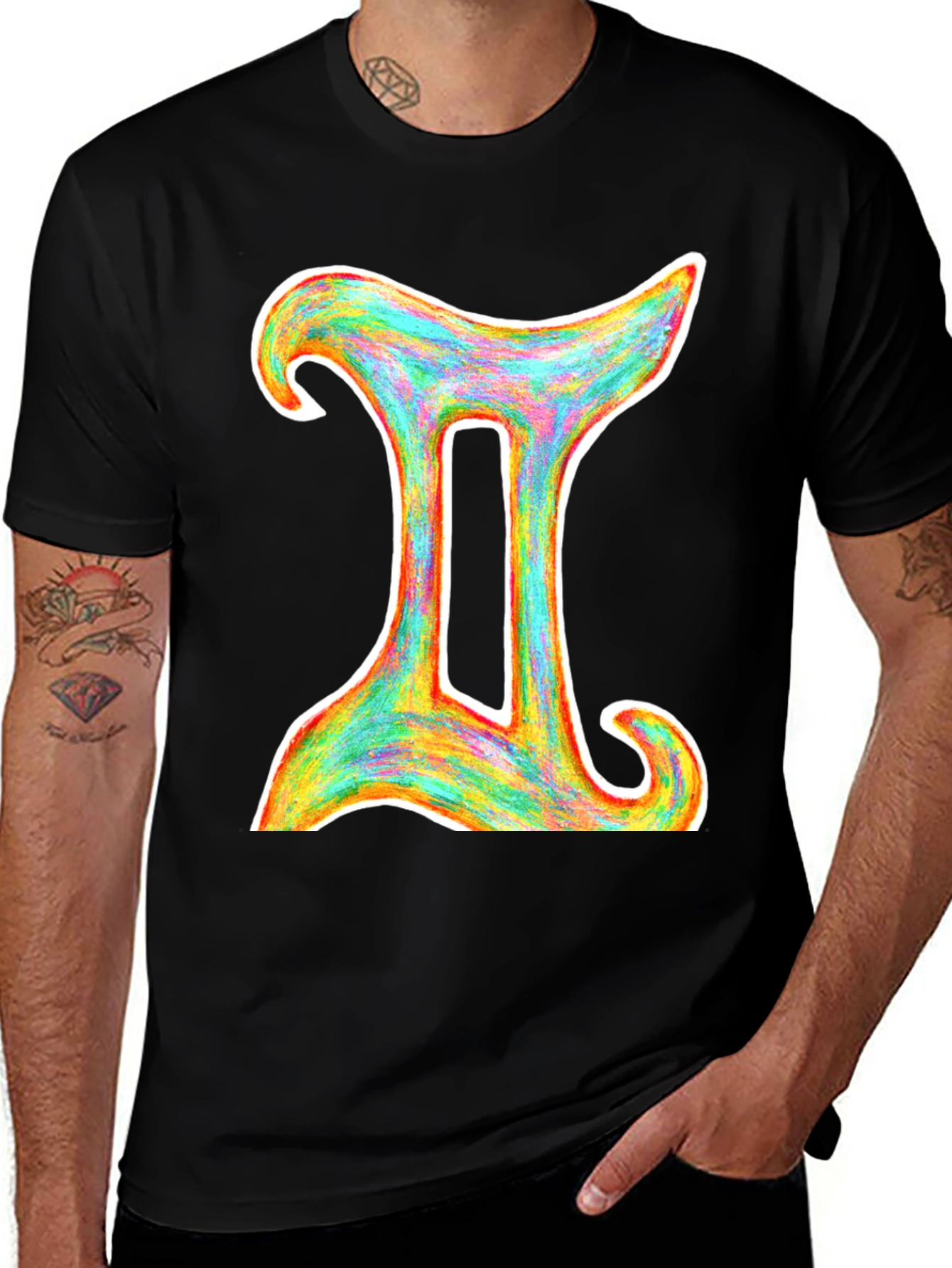 Gemini Zodiac Sign Graphic T-Shirt