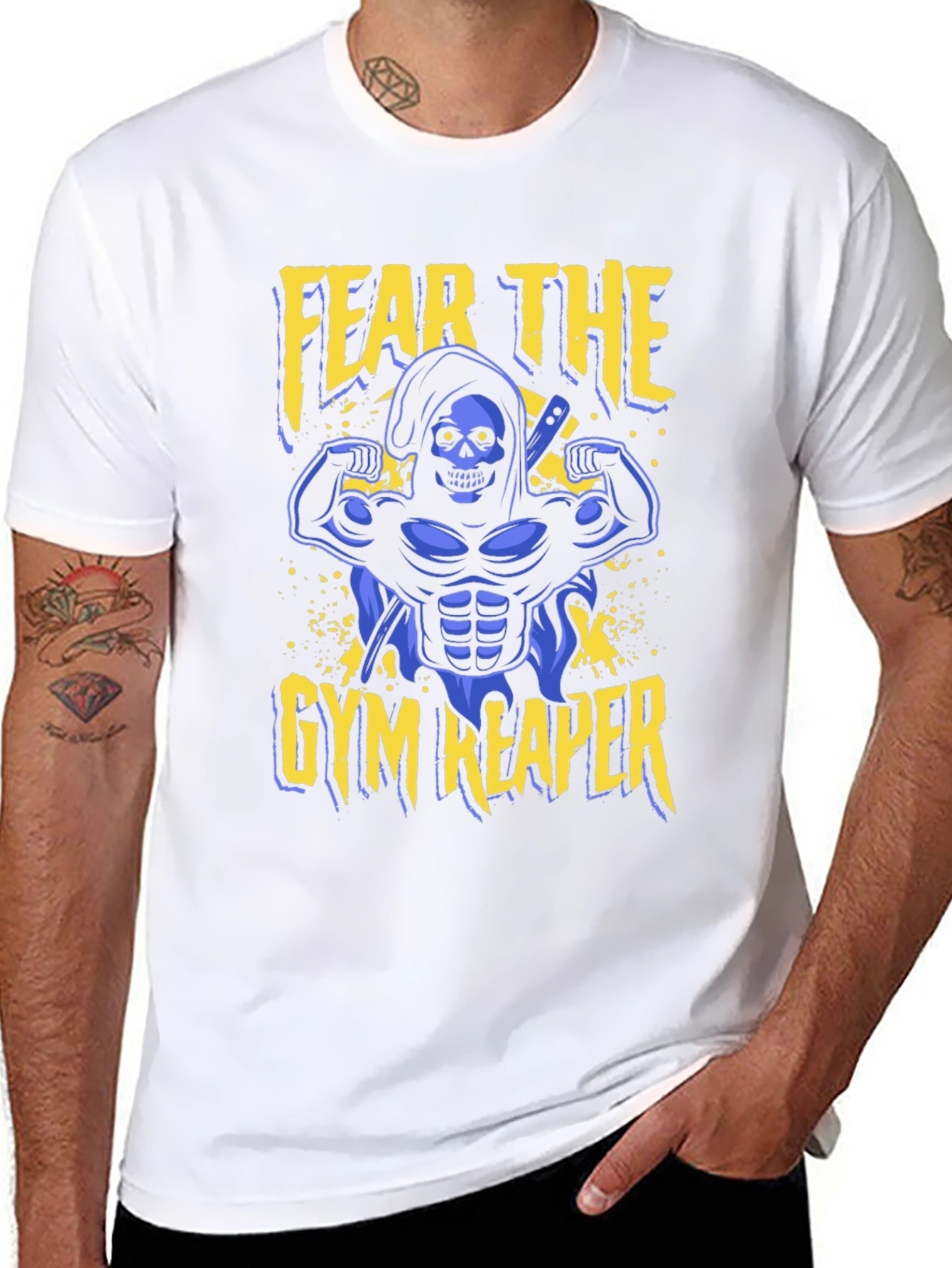 Fear the Gym Reaper Graphic Tee
