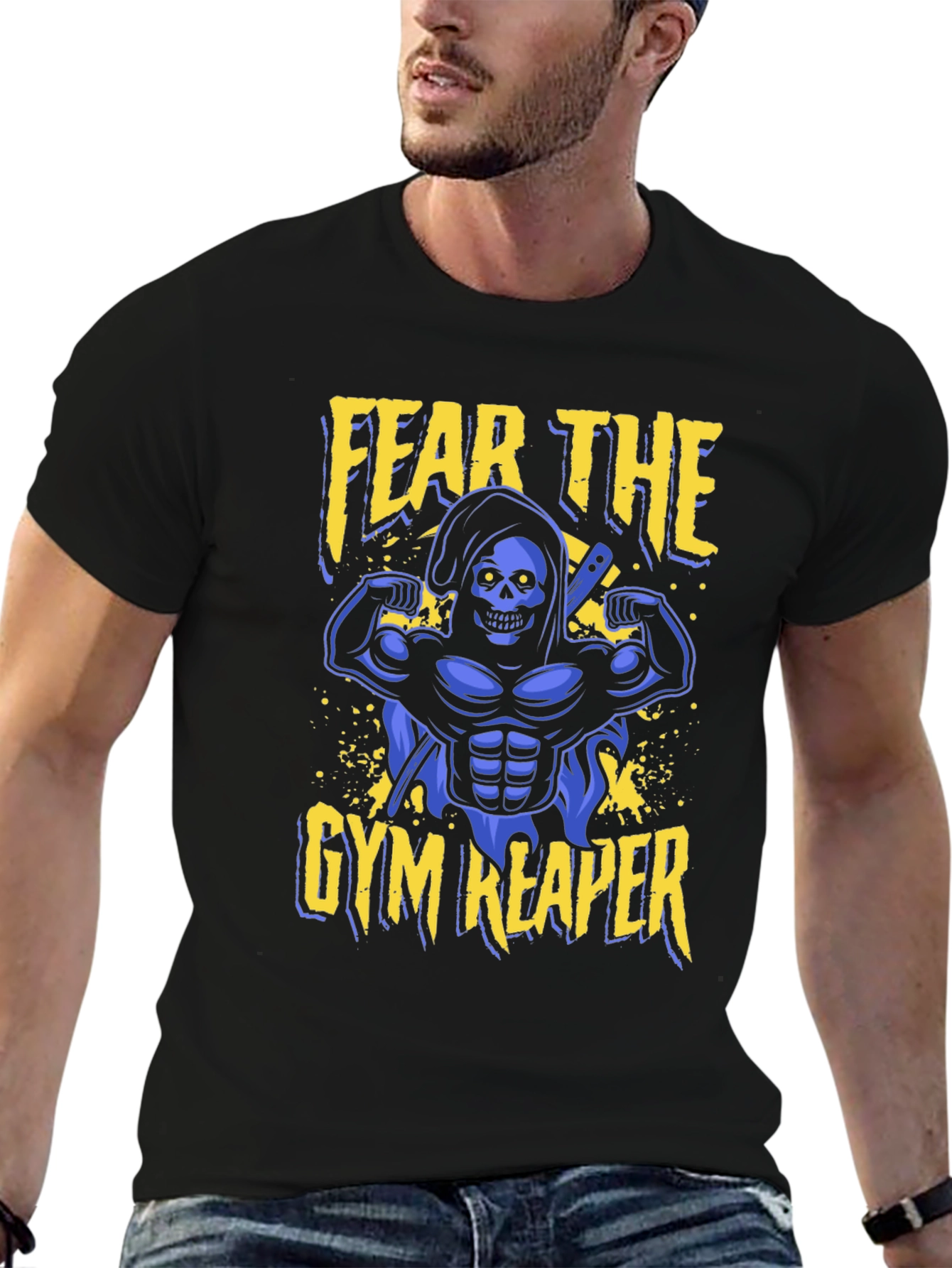 Fear the Gym Reaper Graphic Tee