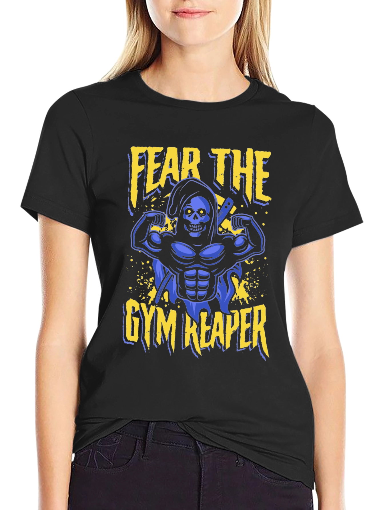 Fear the Gym Reaper Graphic Tee