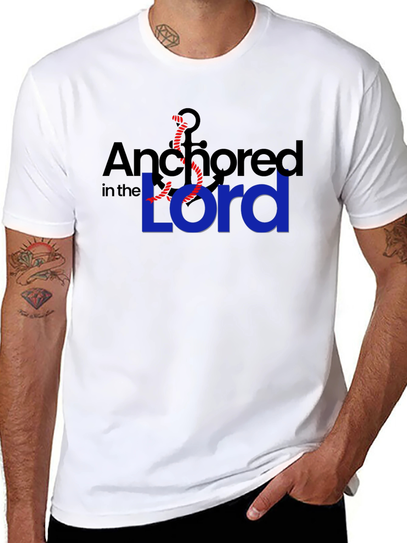 Anchored in the Lord Christian T-Shirt