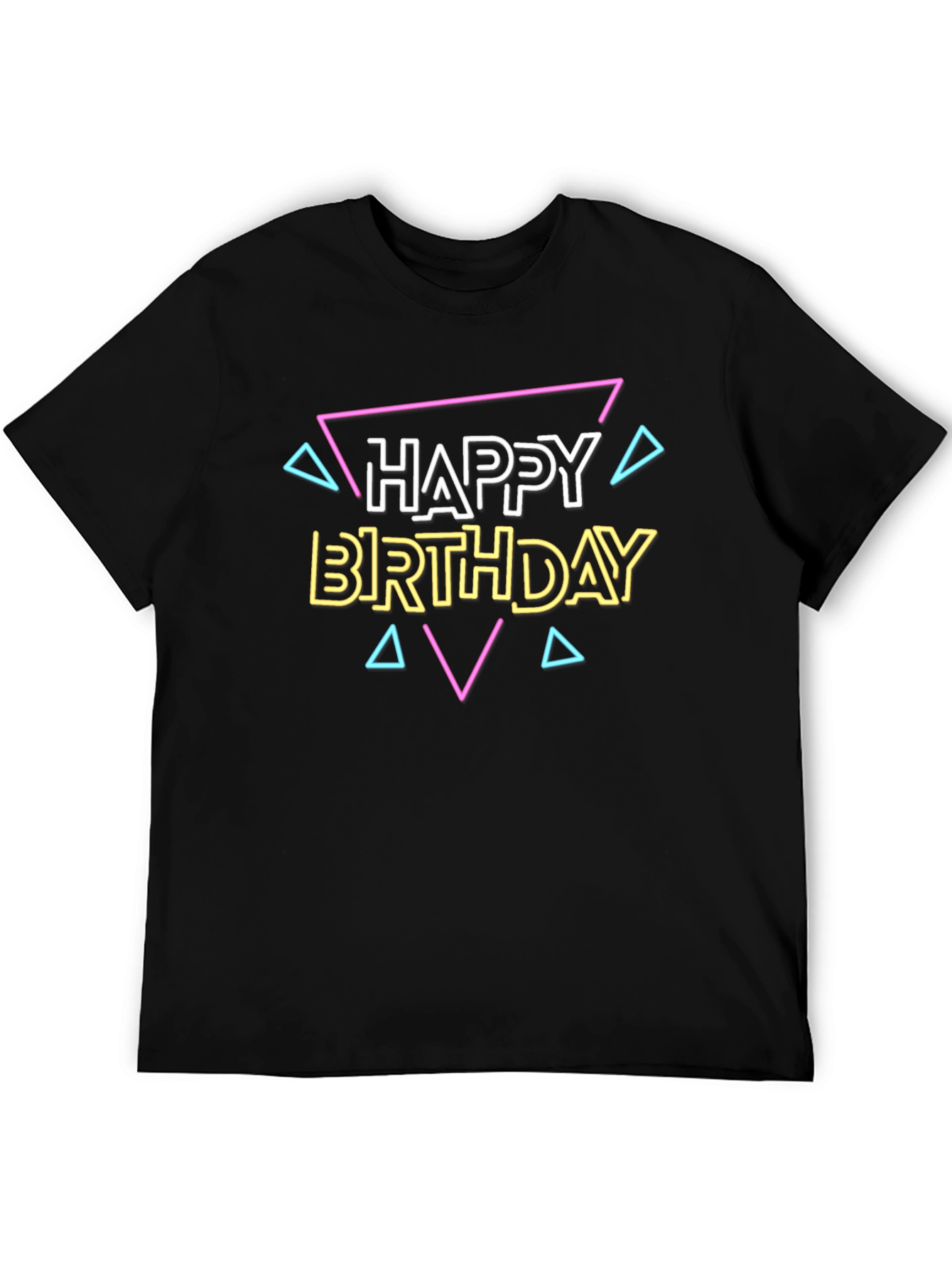Retro Happy Birthday Graphic T-Shirt