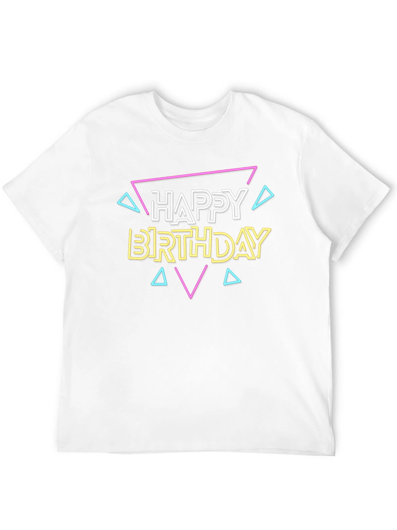 Retro Happy Birthday Graphic T-Shirt