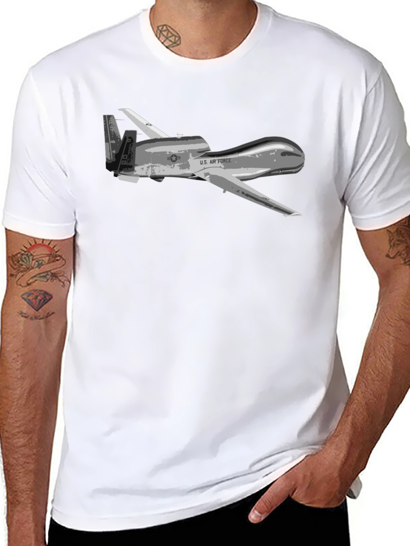 U.S. Air Force Drone Graphic T-Shirt
