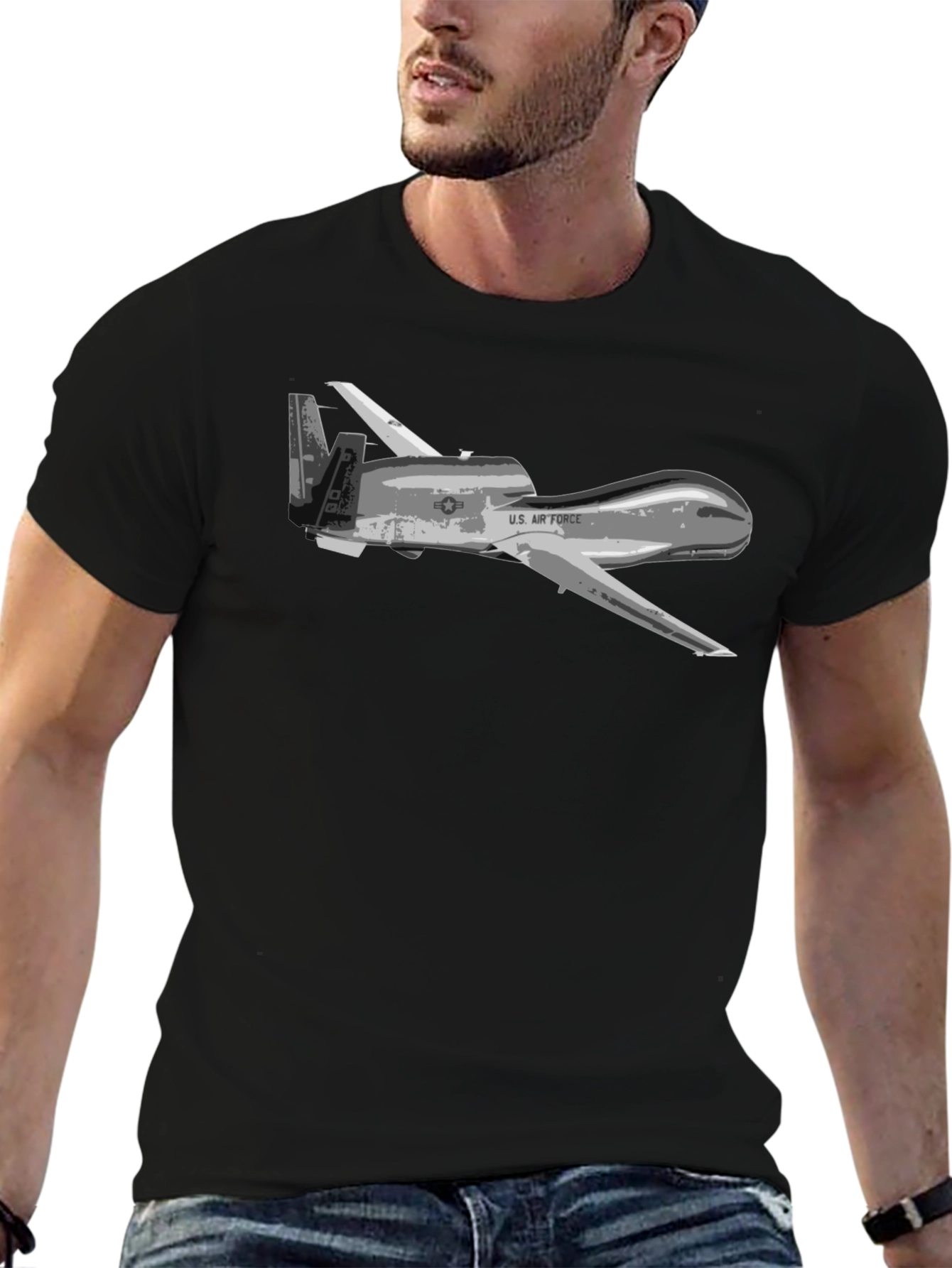 U.S. Air Force Drone Graphic T-Shirt