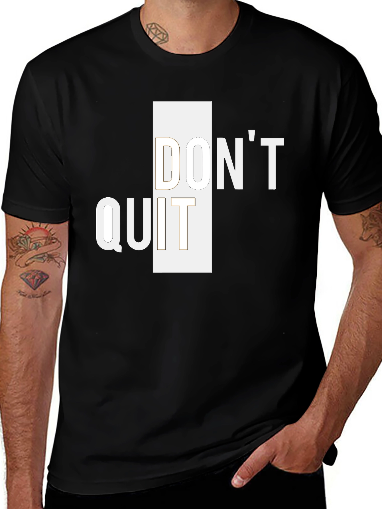 Dont Quit T-Shirt - Motivational Tee