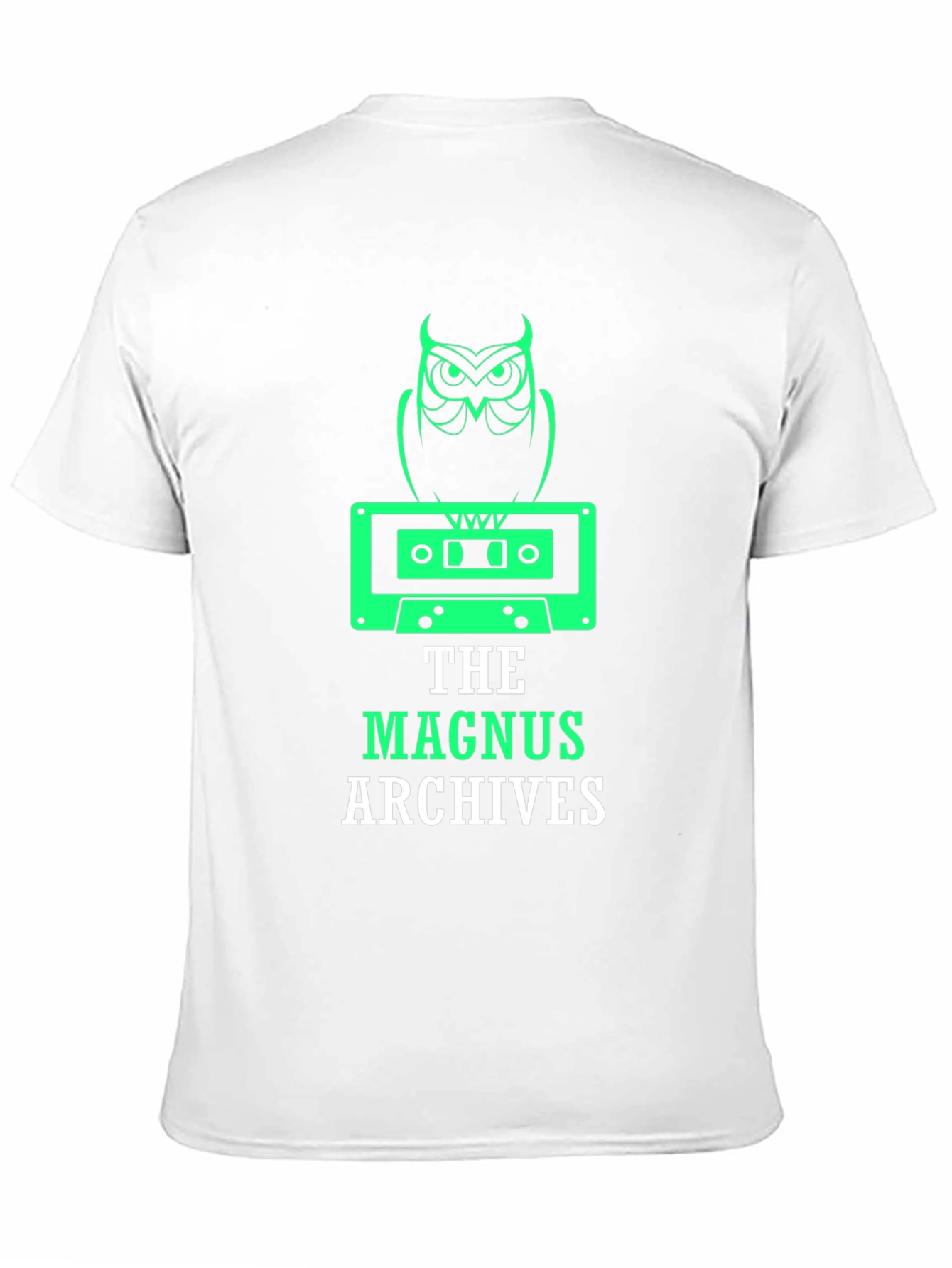 The Magnus Archives T-Shirt - Owl & Tape Design