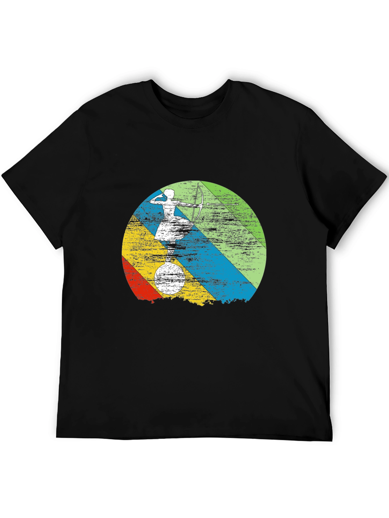 Archery Target Graphic T-Shirt - Cool Retro Design