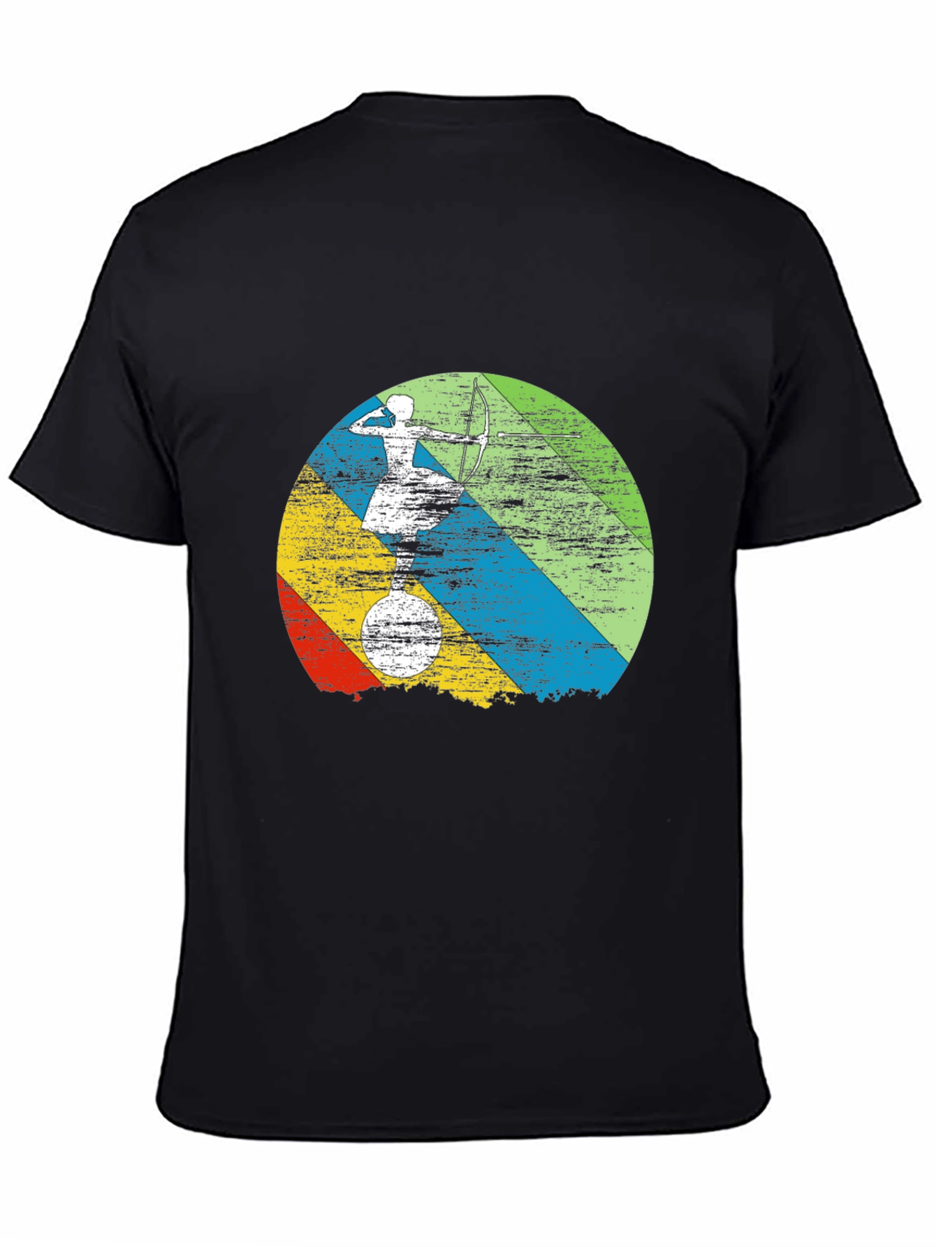 Archery Target Graphic T-Shirt - Cool Retro Design