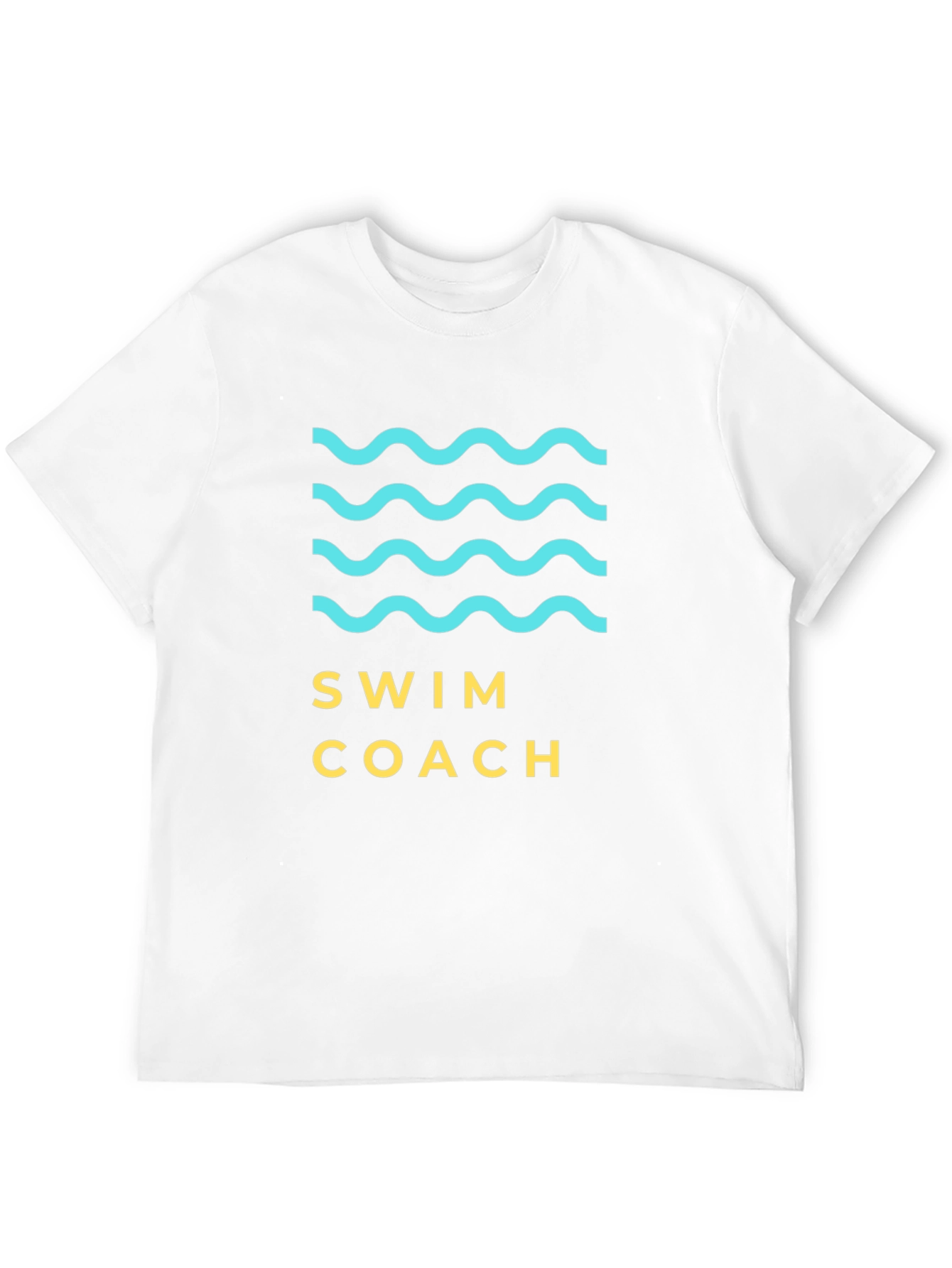 Swim Coach Graphic Tee - Stylish & Comfortable