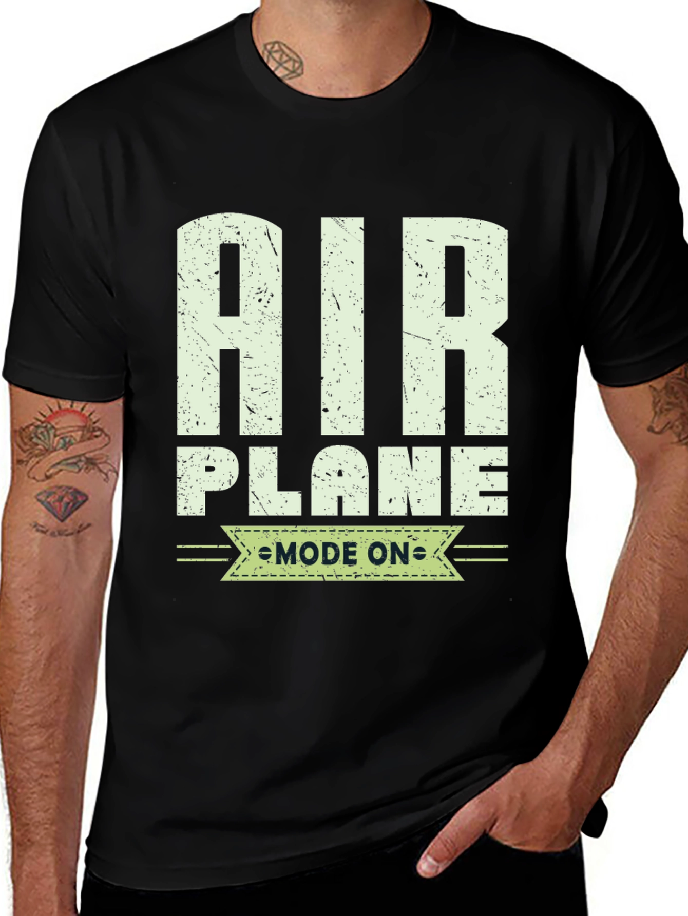 Airplane Mode On T-Shirt - Aviation Enthusiast Tee