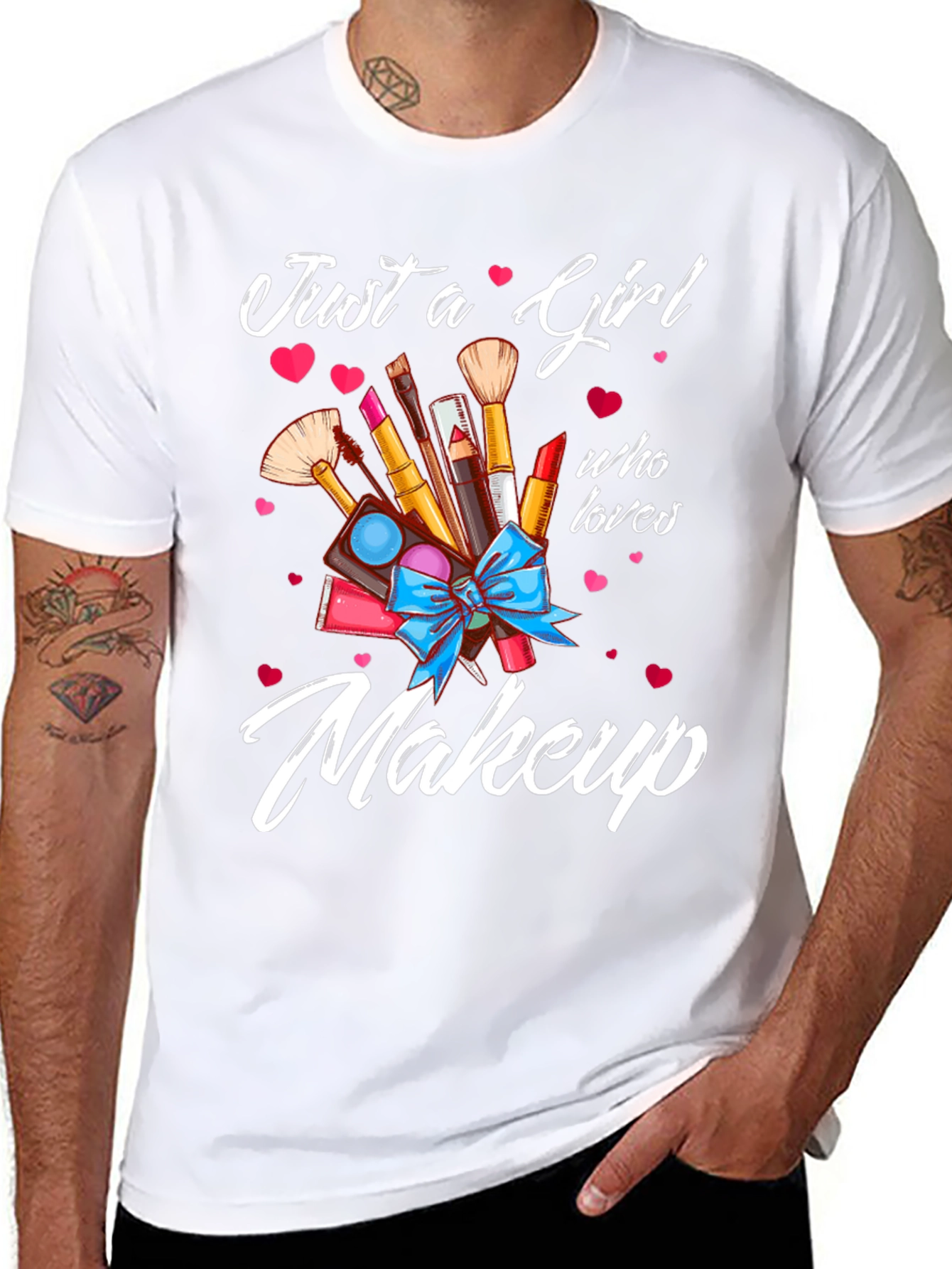 Just a Girl Who Loves Makeup T-Shirt