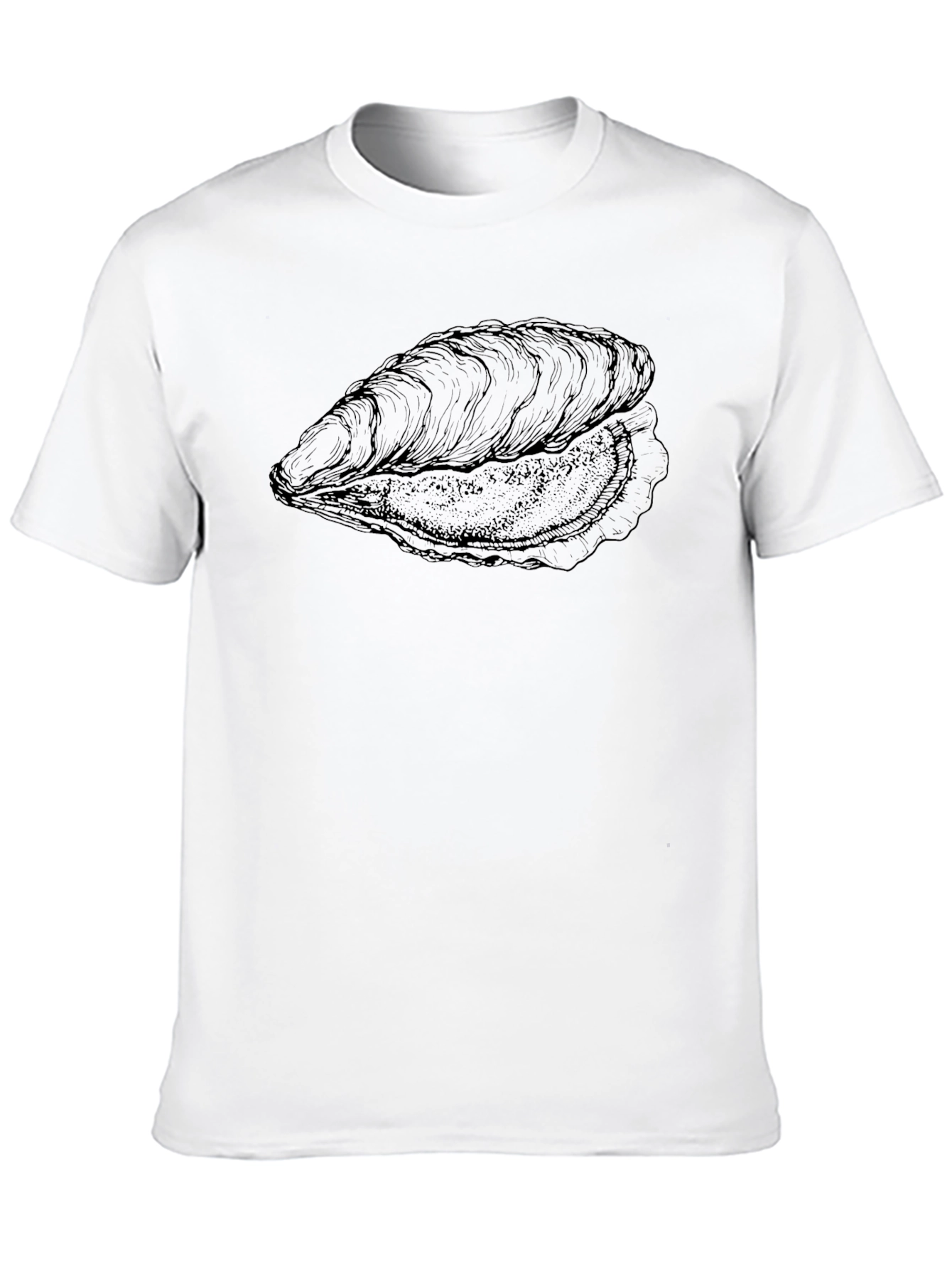 Oyster Graphic Tee - Casual Comfort
