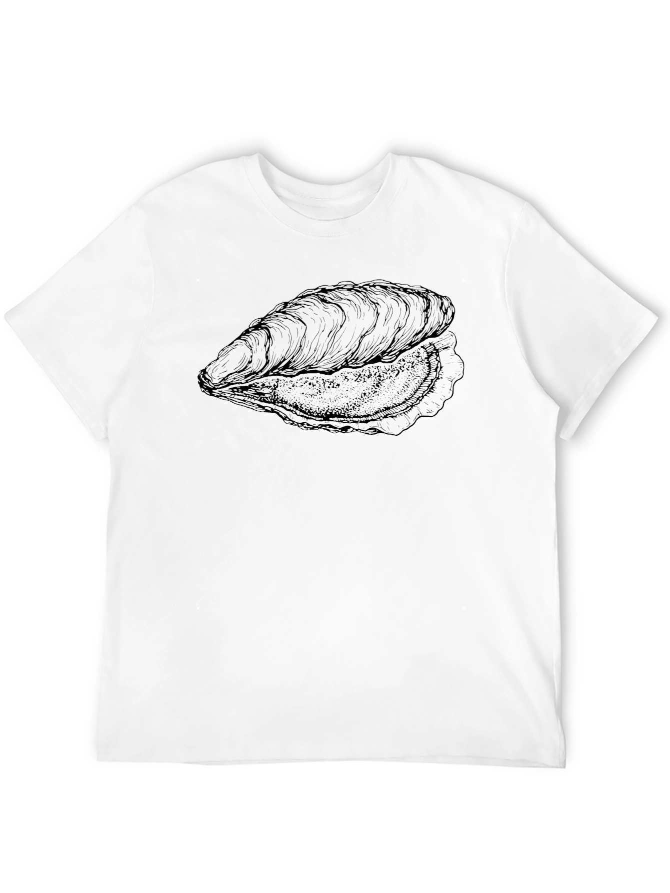 Oyster Graphic Tee - Casual Comfort