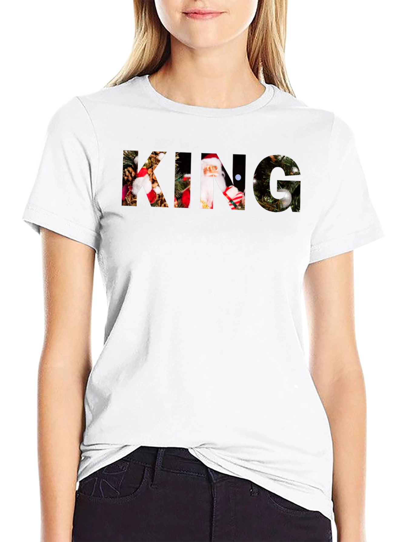 Festive KING Christmas Graphic Tee