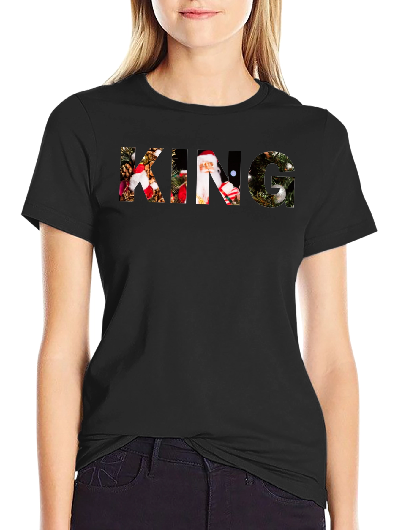 Festive KING Christmas Graphic Tee