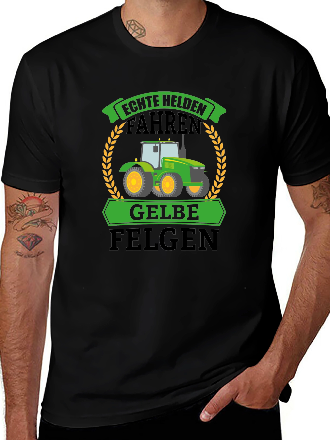 Echte Helden T-Shirt - Tractor Design
