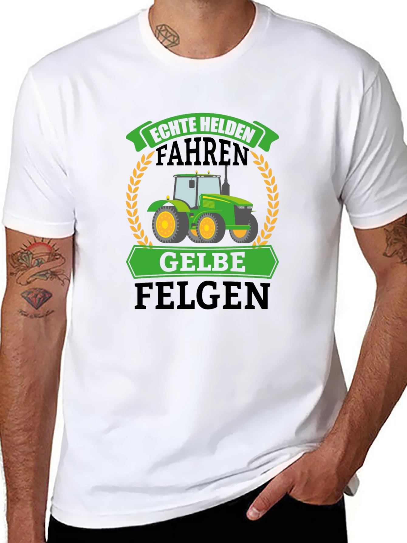 Echte Helden T-Shirt - Tractor Design
