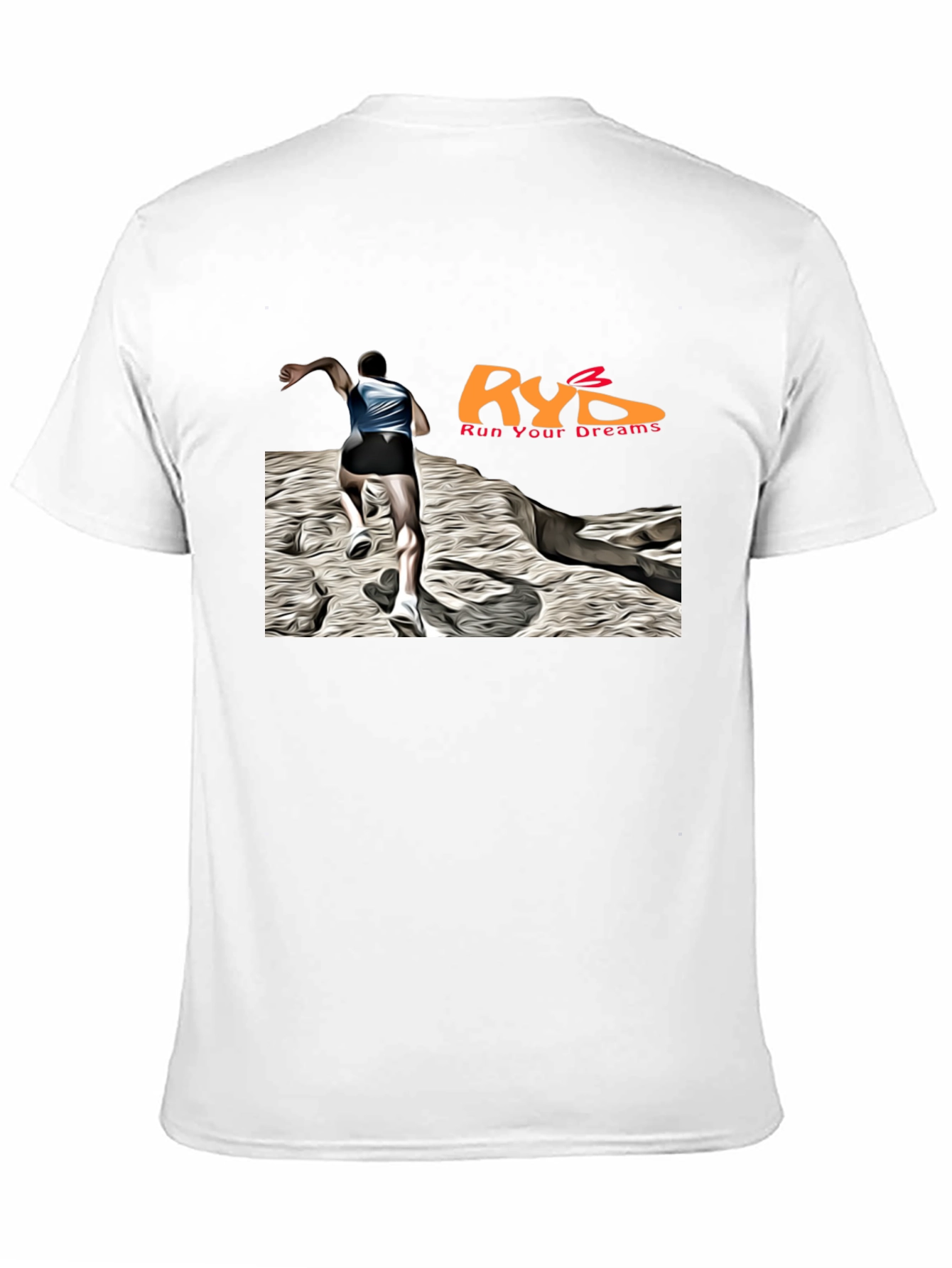 Run Your Dreams Black Graphic T-Shirt